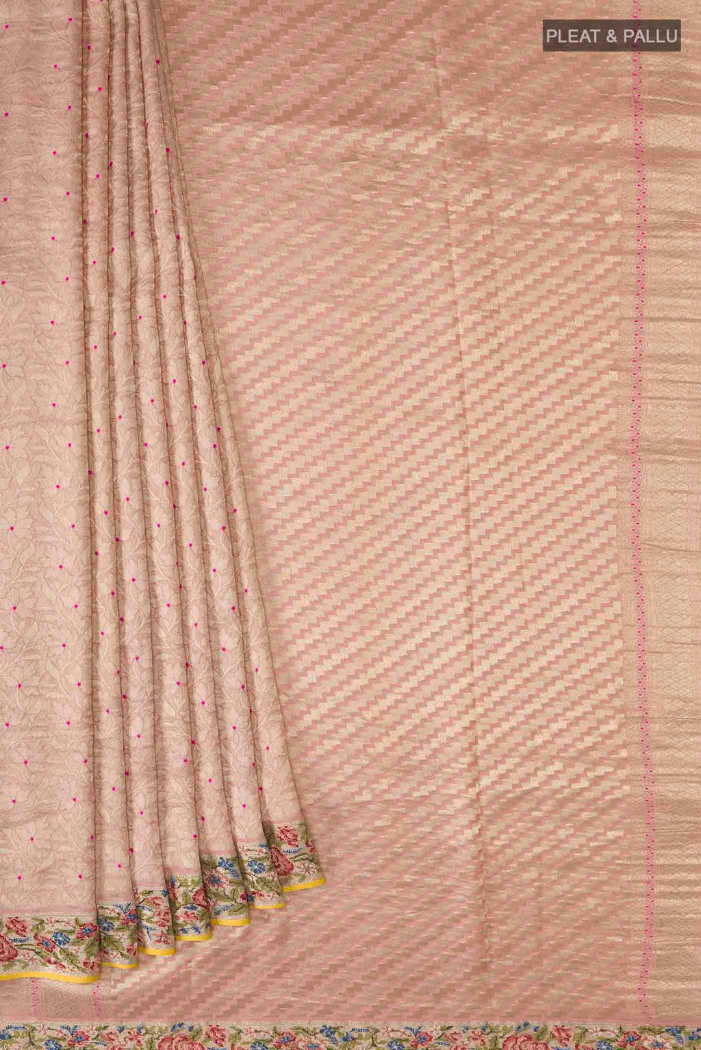 pleats pallu