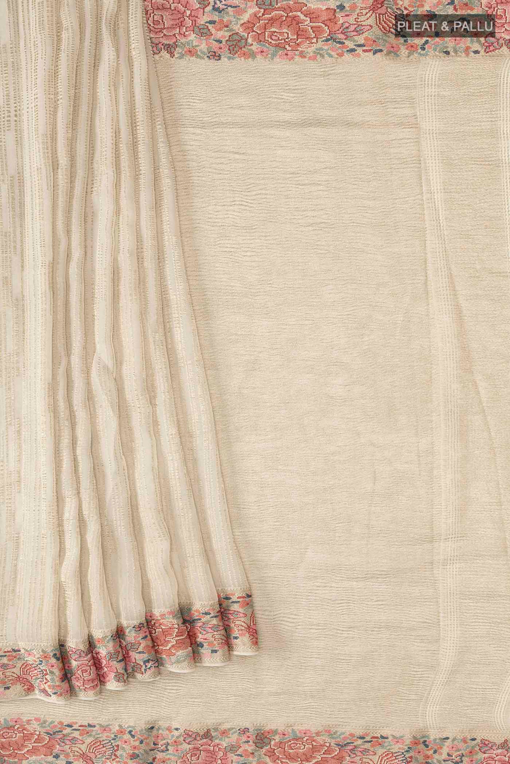 pleats pallu
