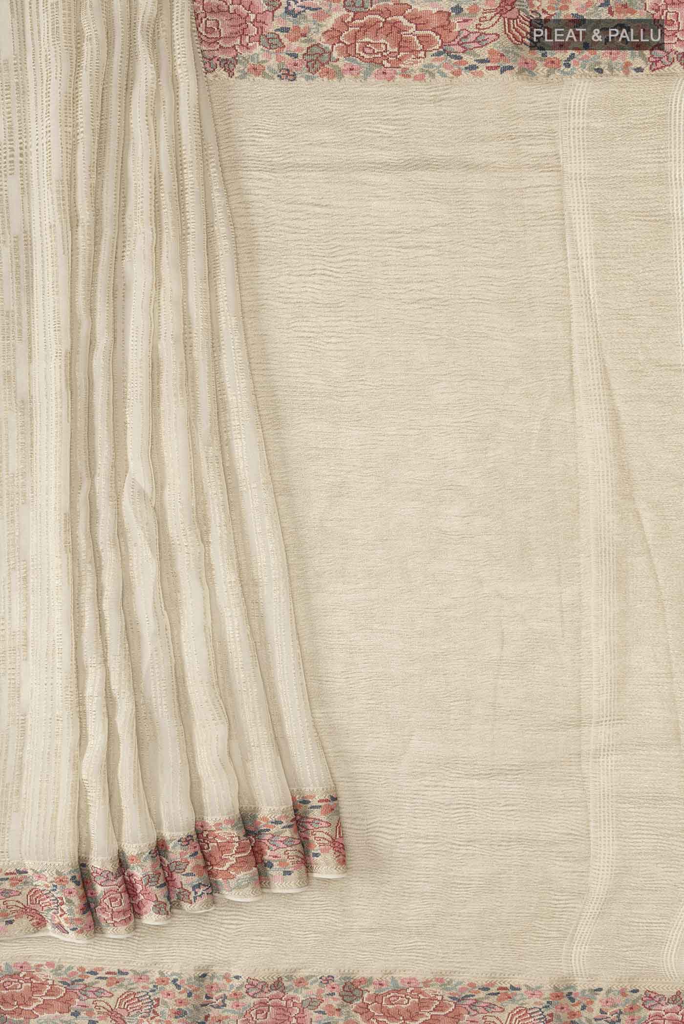 pleats pallu