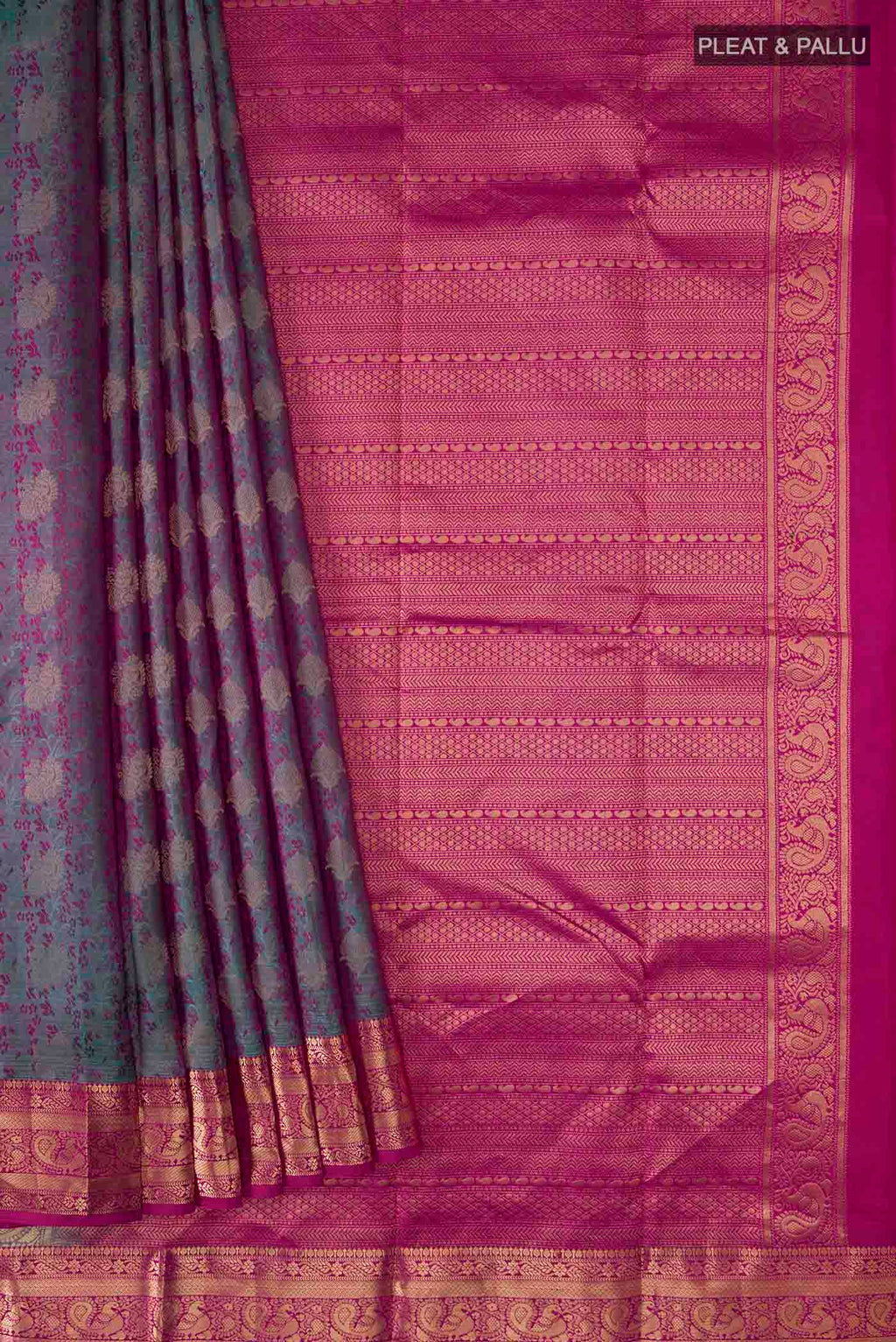 pleats pallu