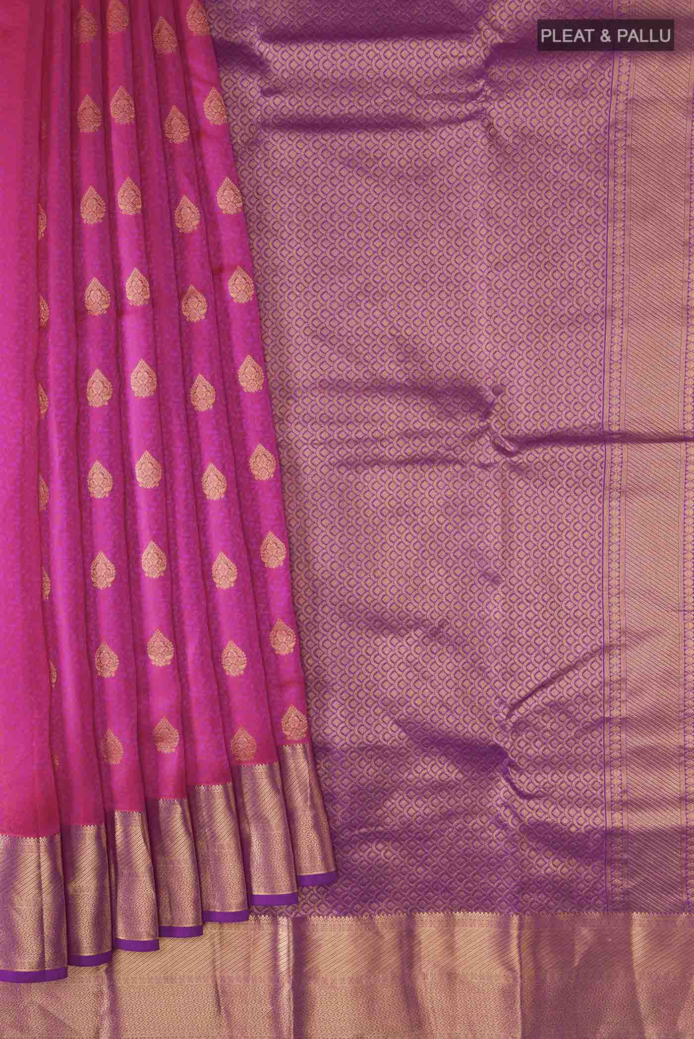 pleats pallu