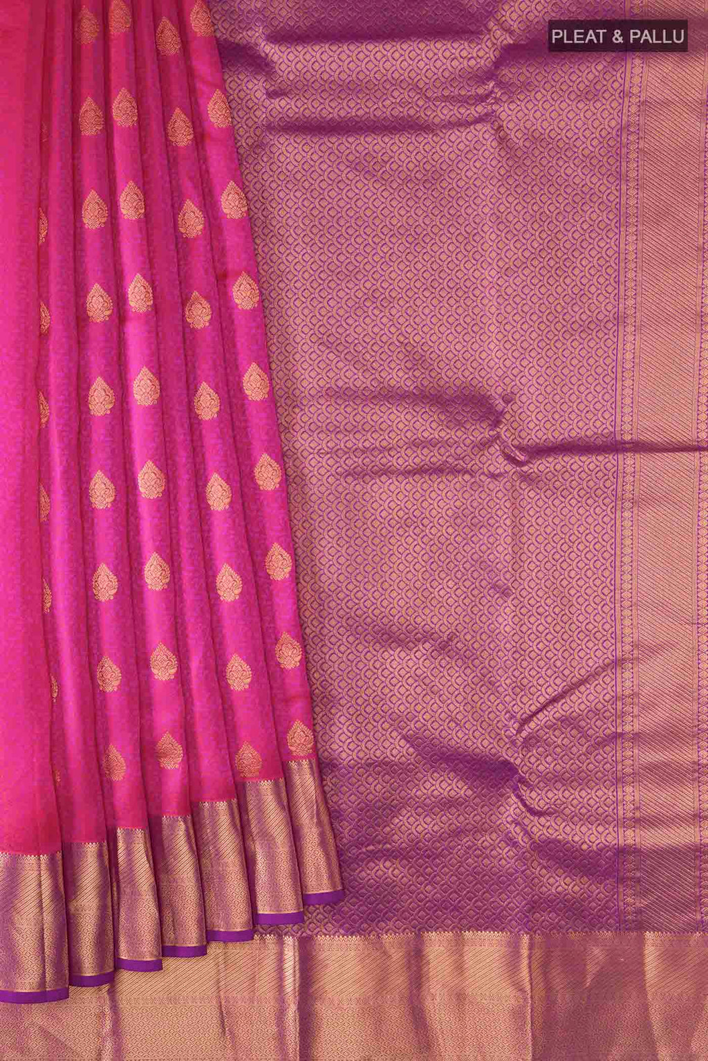 pleats pallu