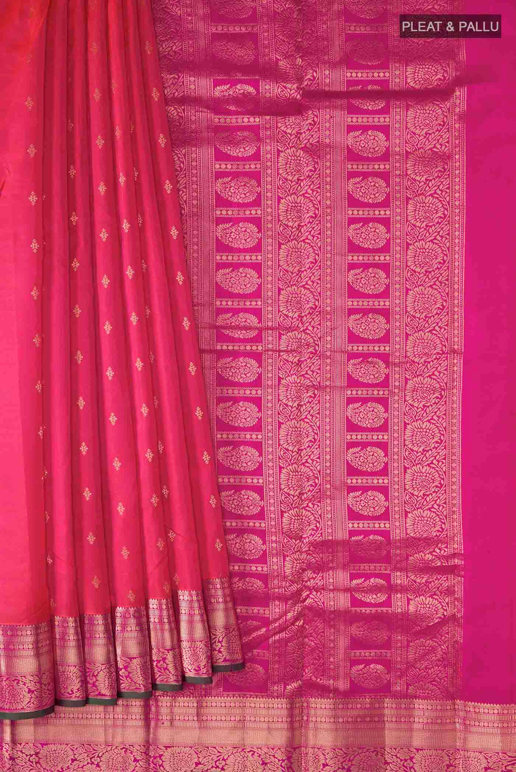 pleats pallu