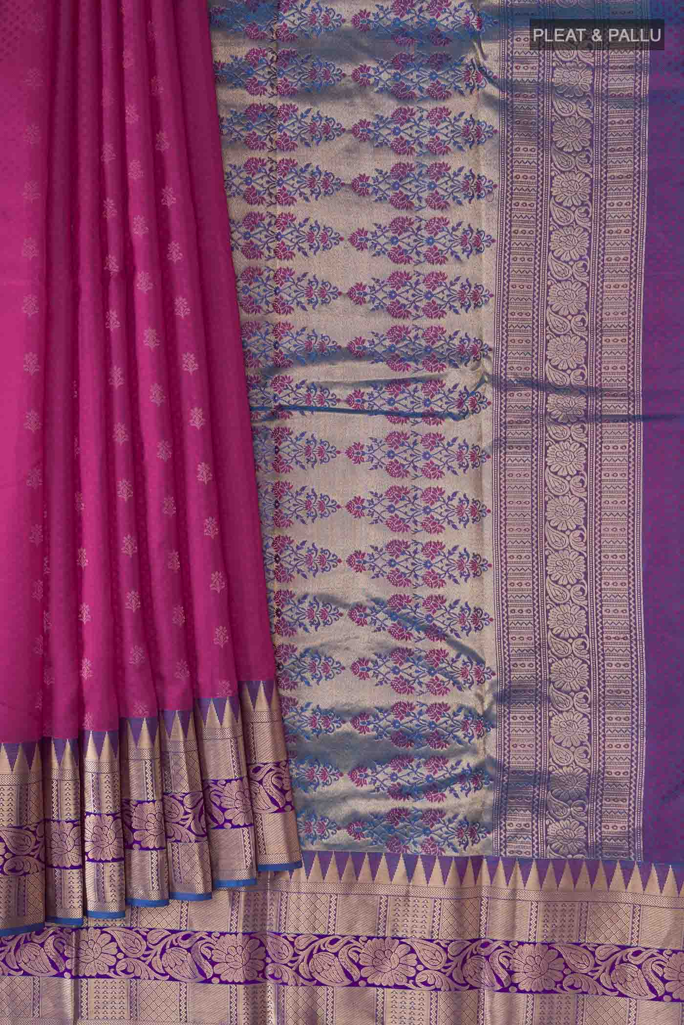pleats pallu