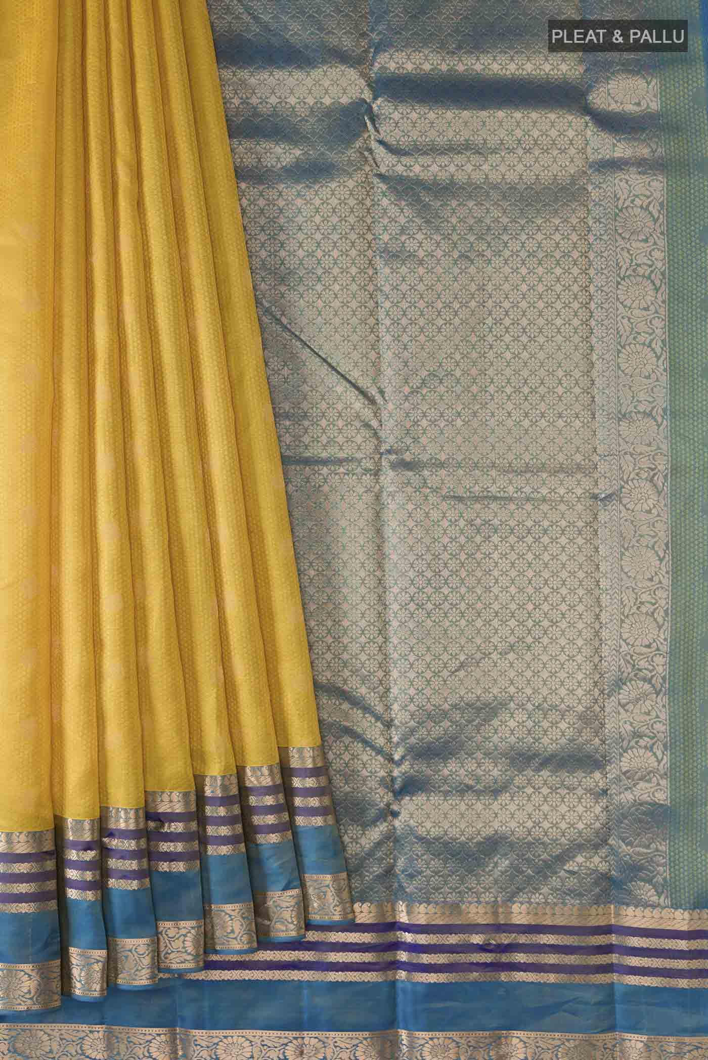 pleats pallu