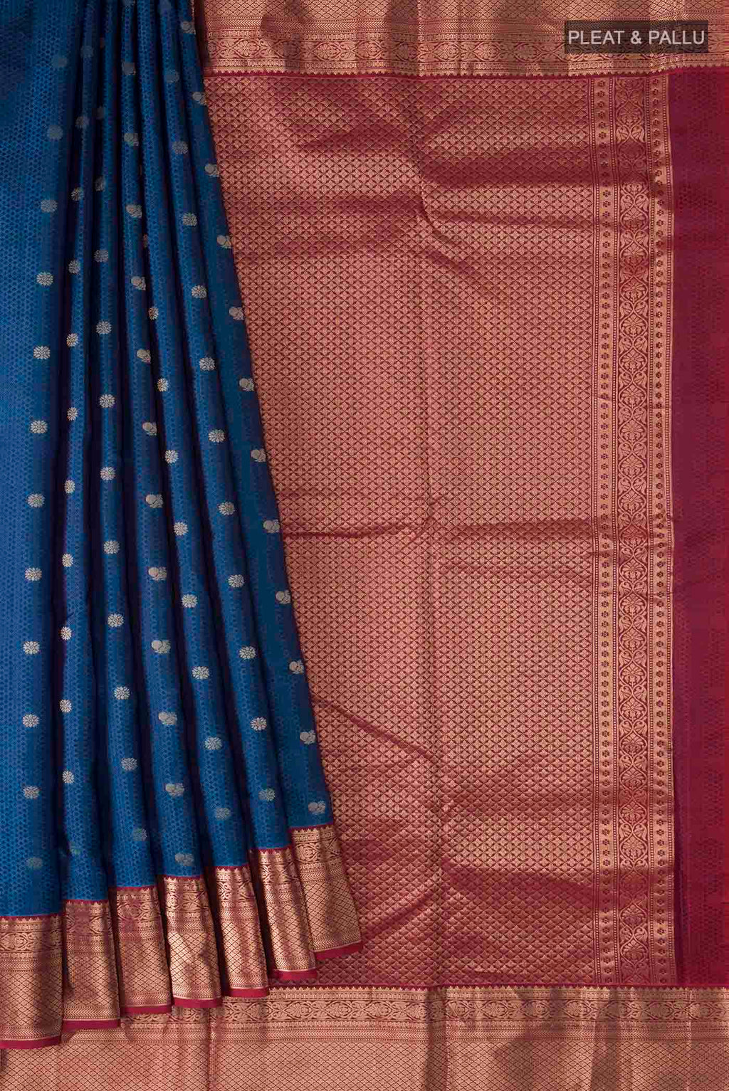 pleats pallu
