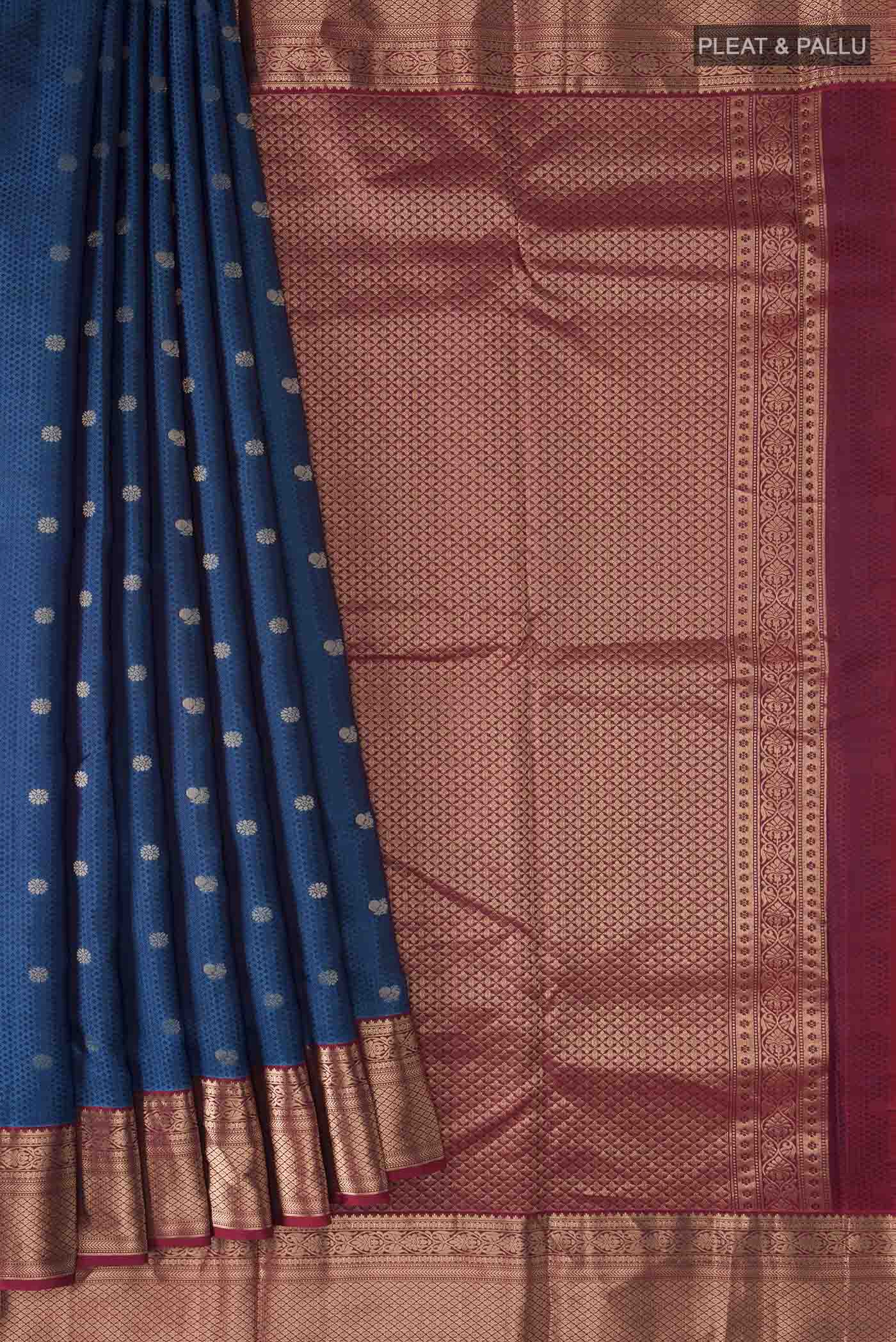 pleats pallu