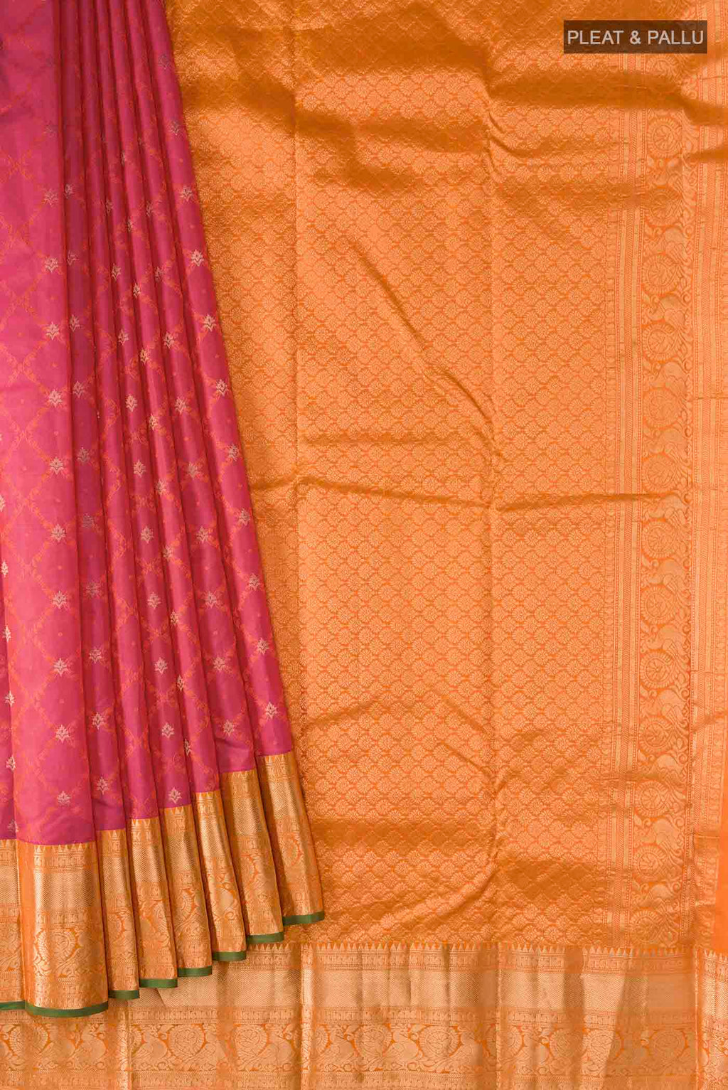 pleats pallu