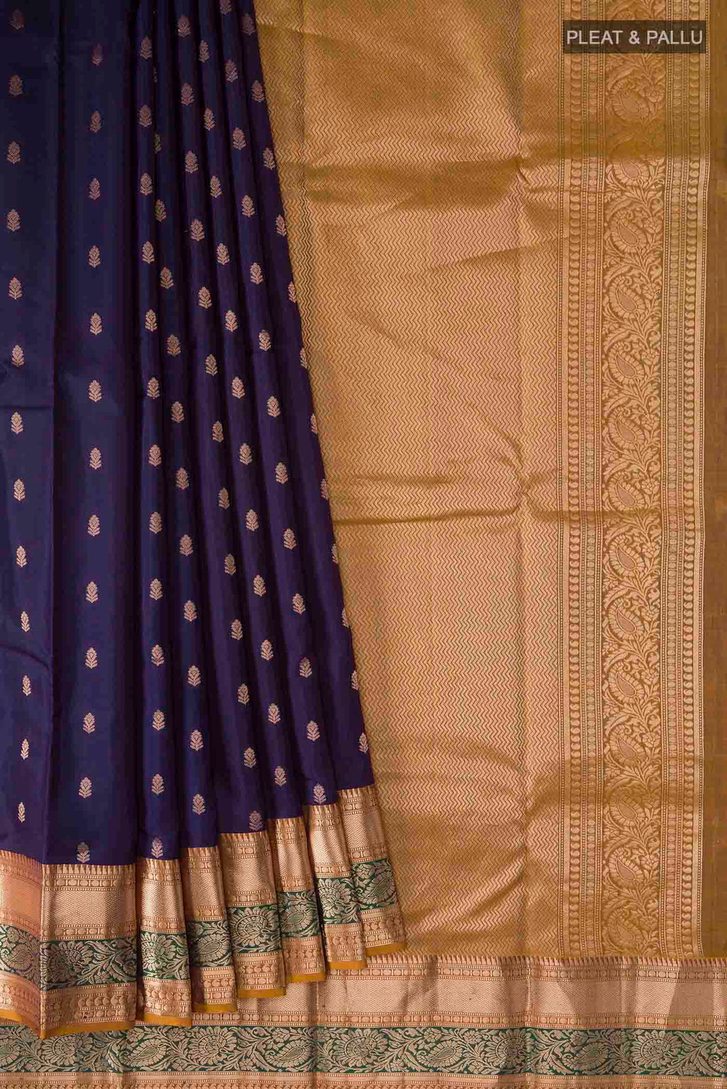 pleats pallu