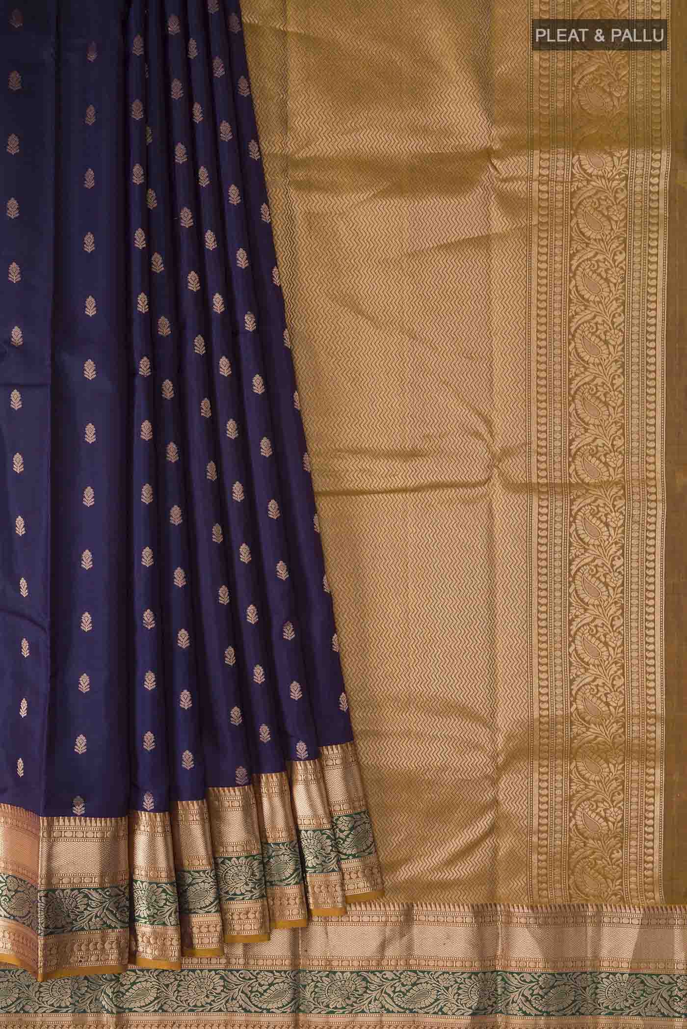 pleats pallu