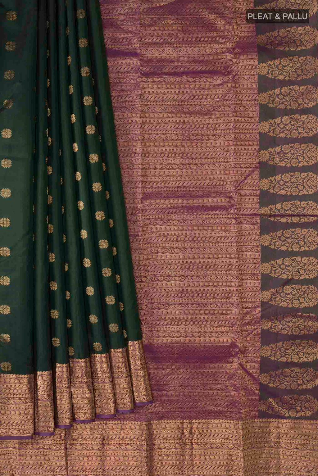 pleats pallu
