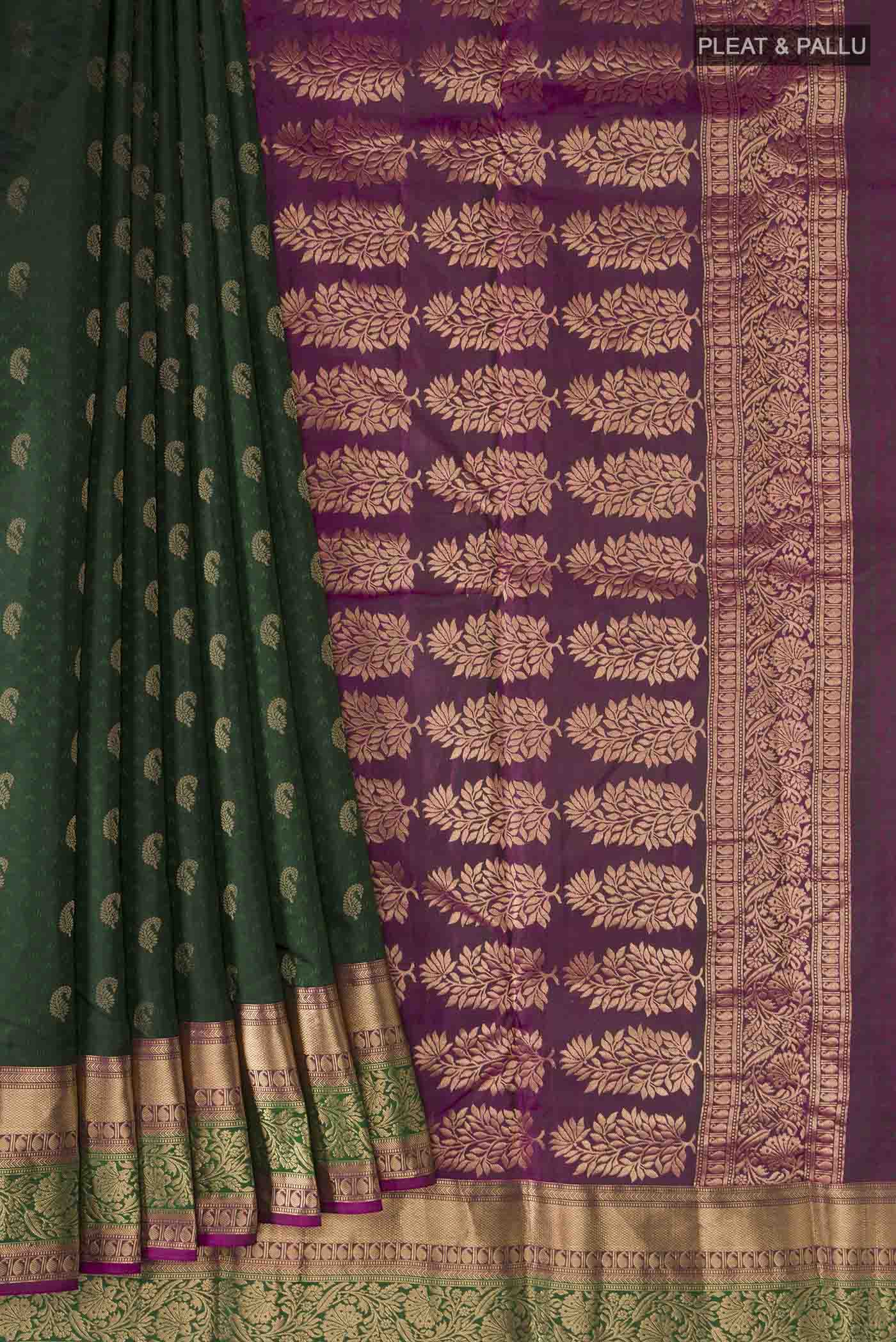 pleats pallu