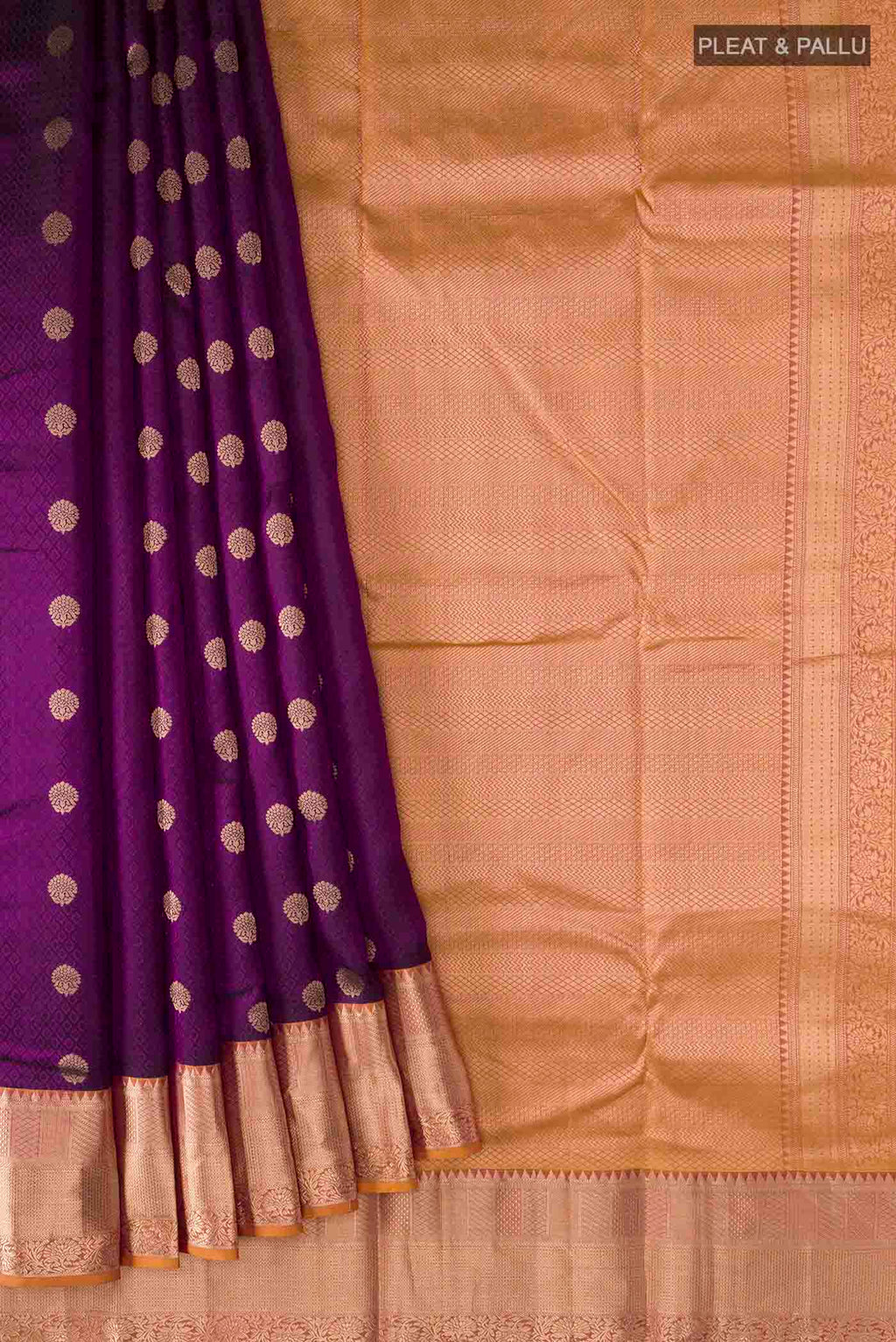 pleats pallu
