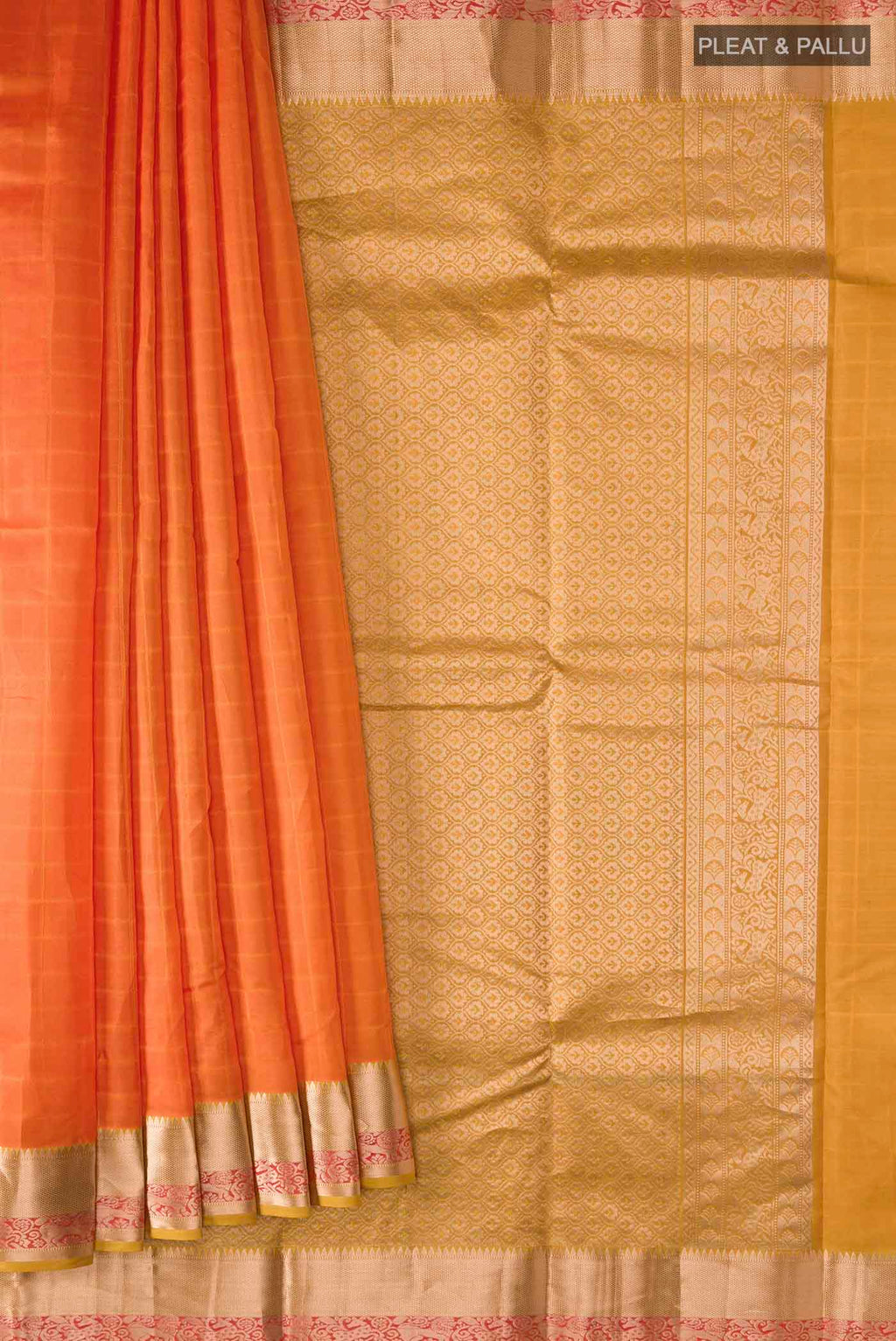 pleats pallu