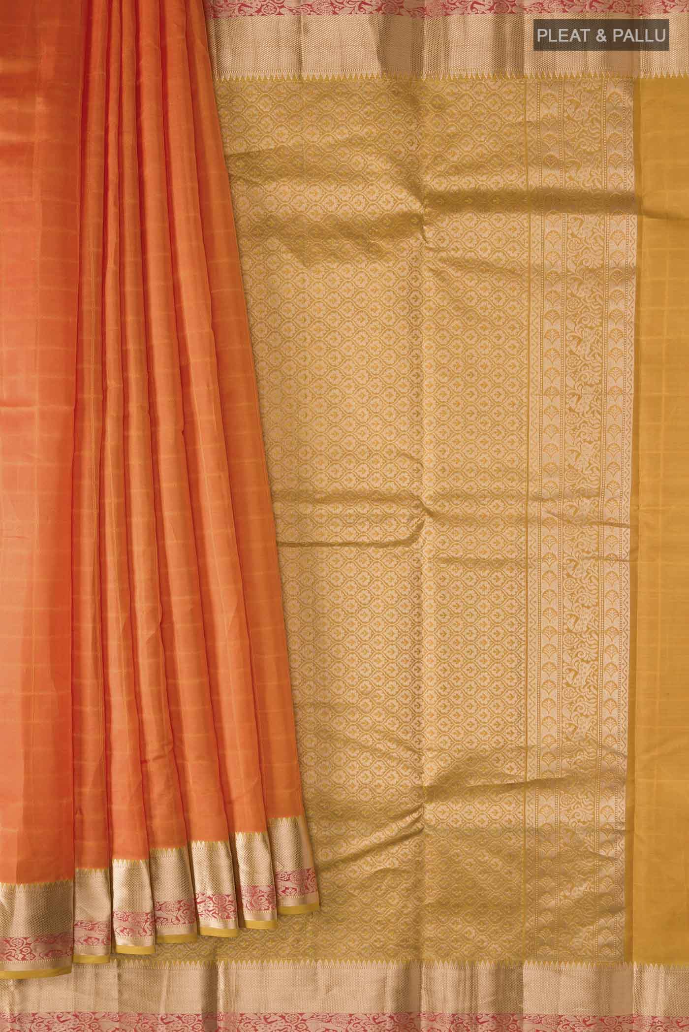 pleats pallu
