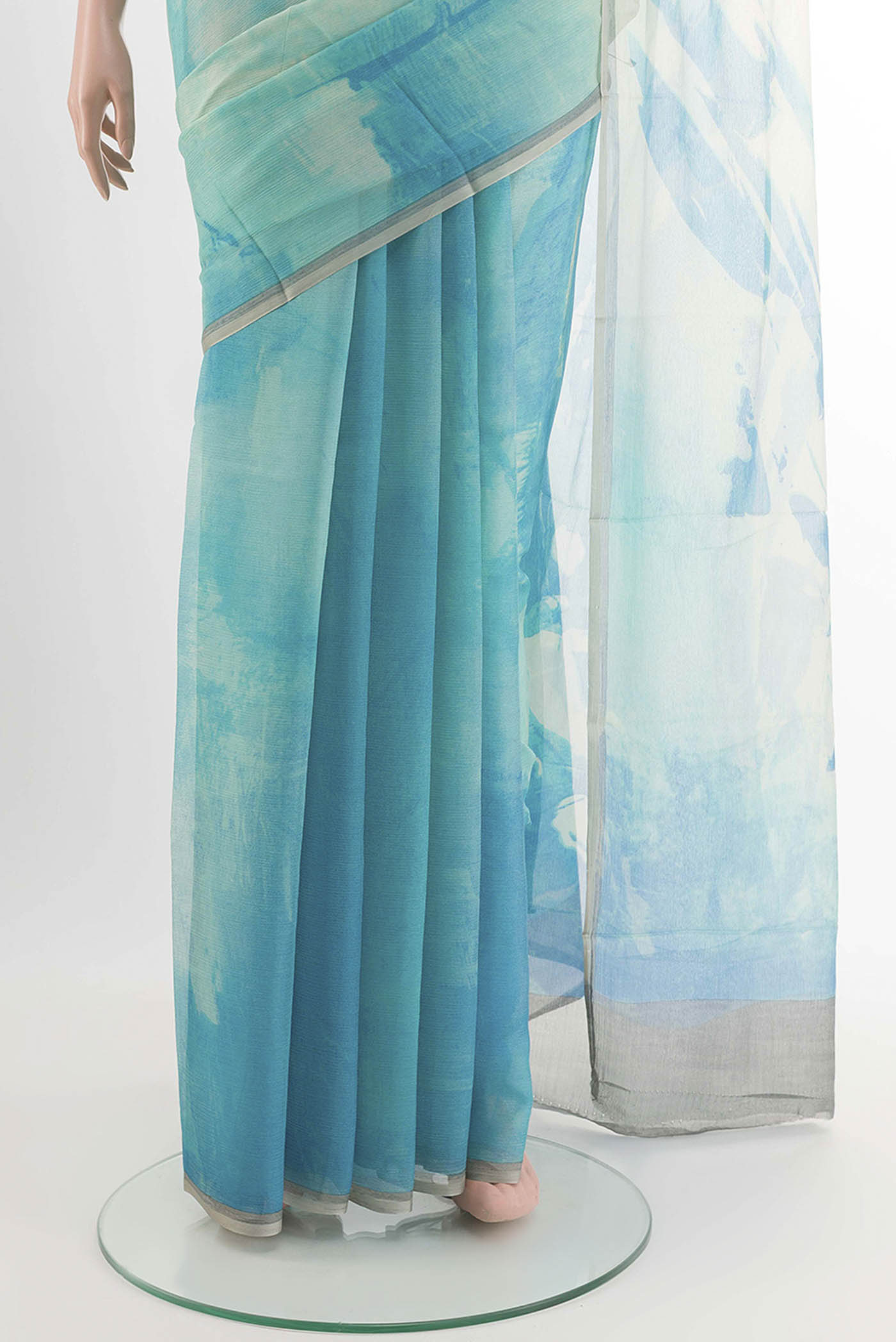 pleats pallu