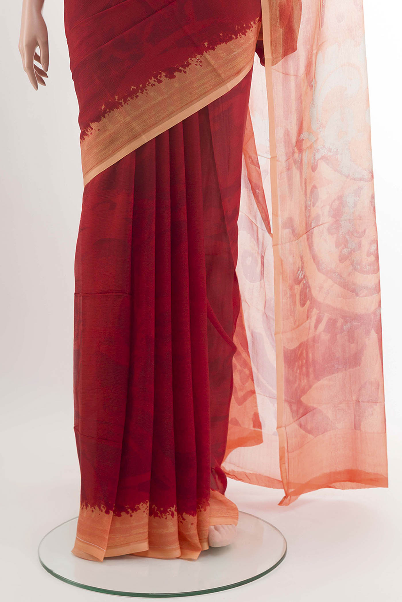 pleats pallu