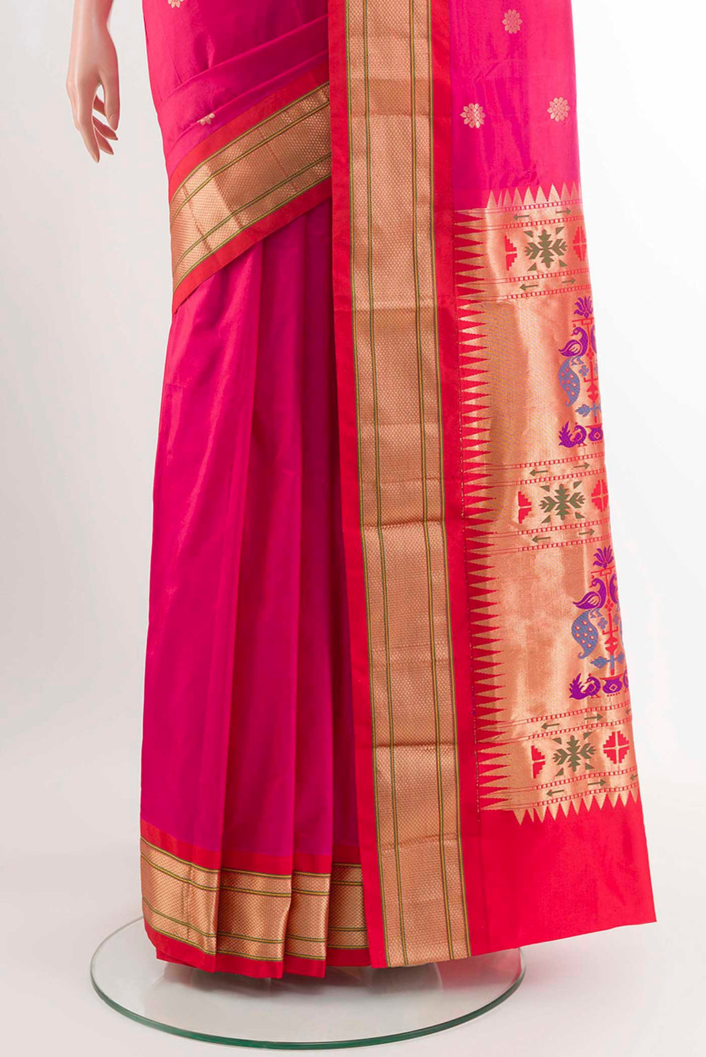 pleats pallu