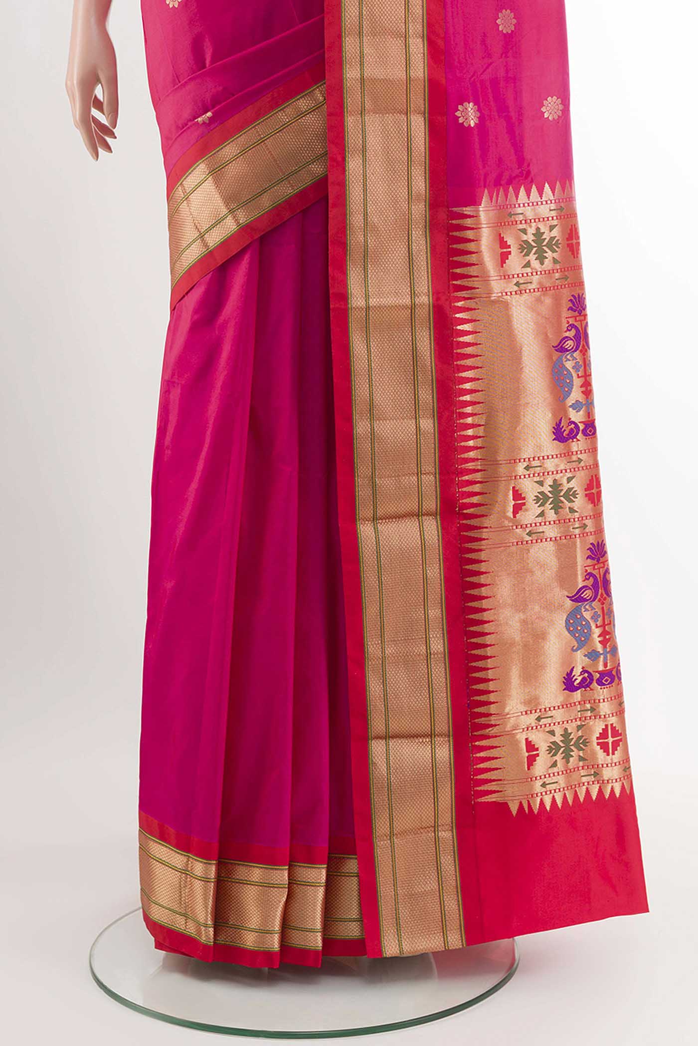 pleats pallu