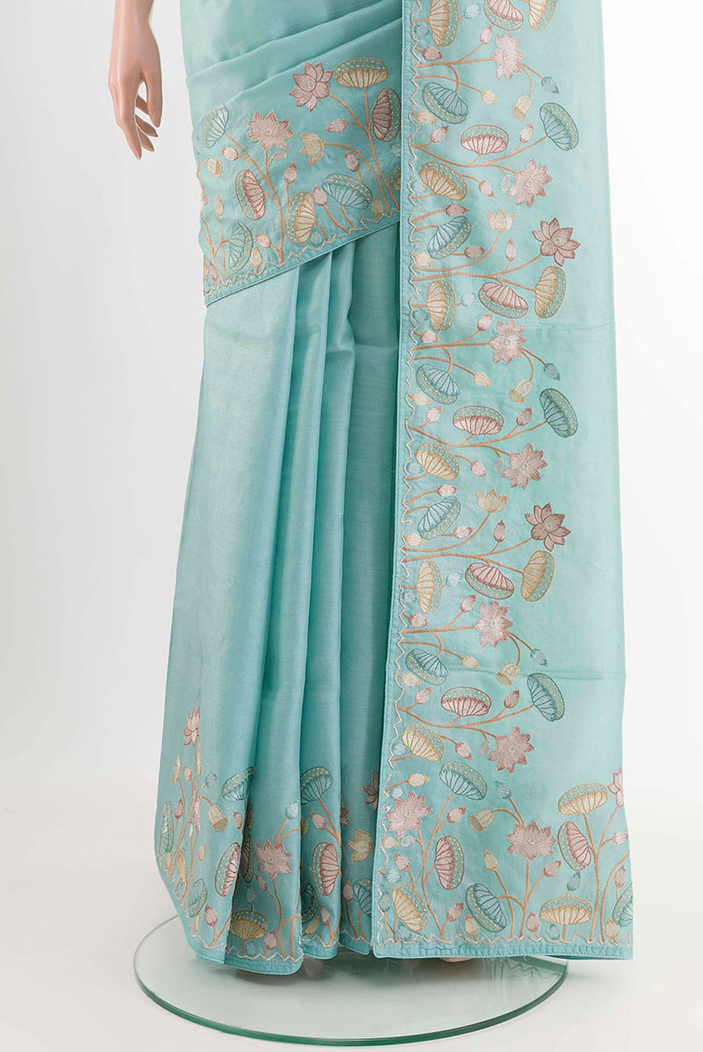 pleats pallu