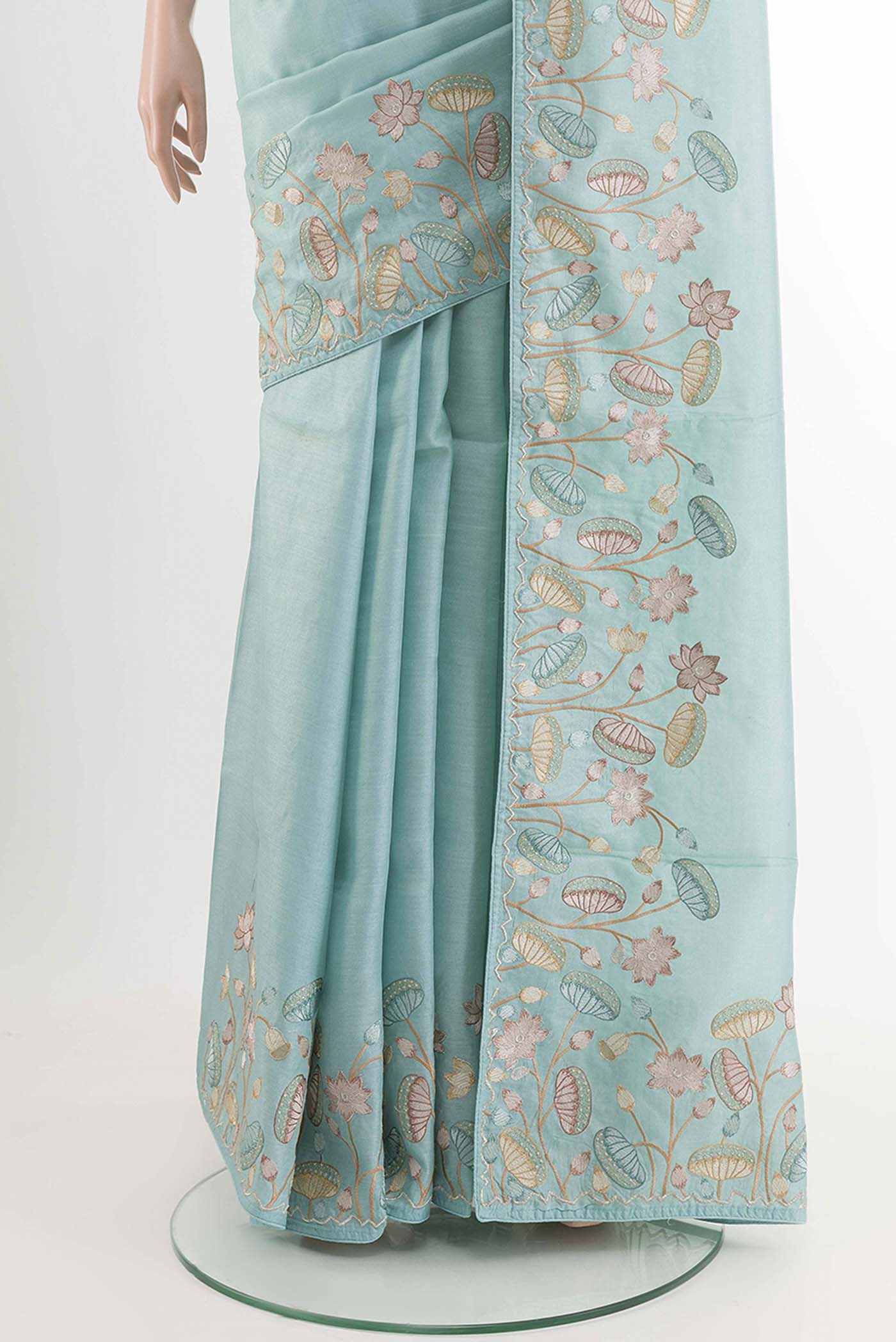 pleats pallu