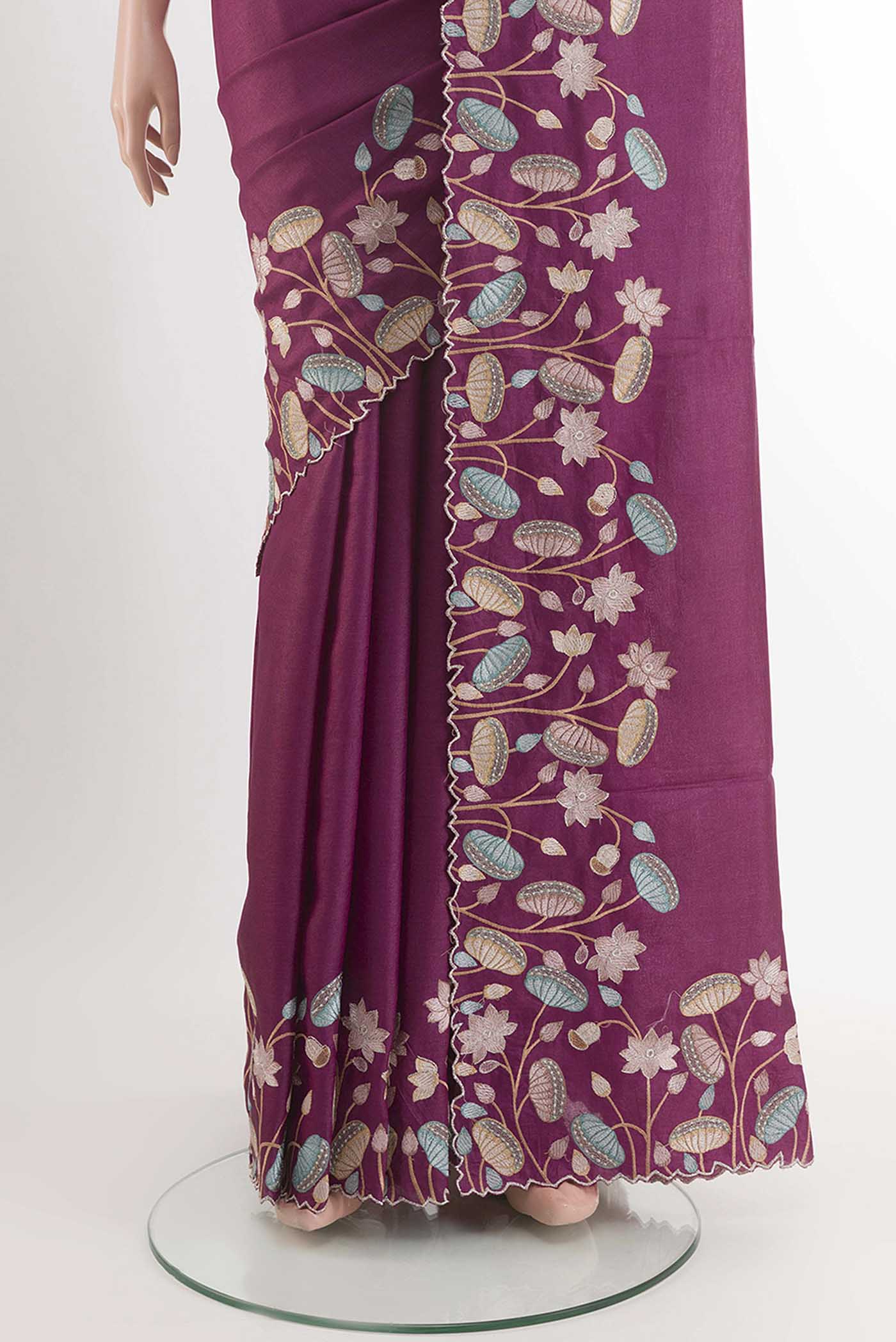 pleats pallu