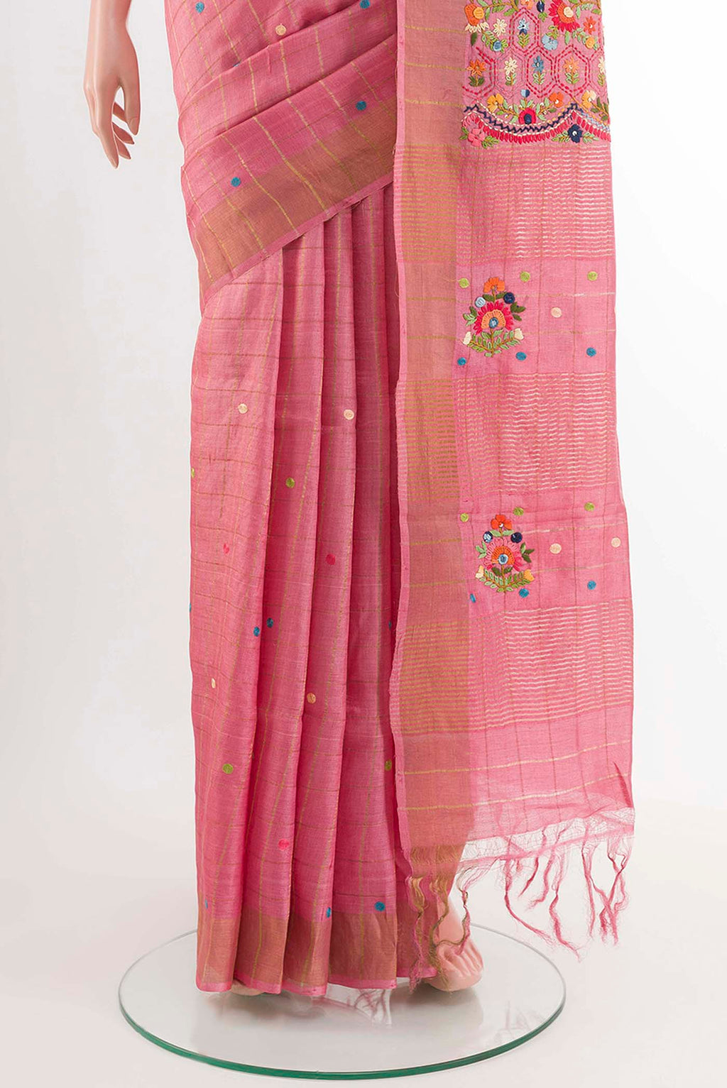 pleats pallu