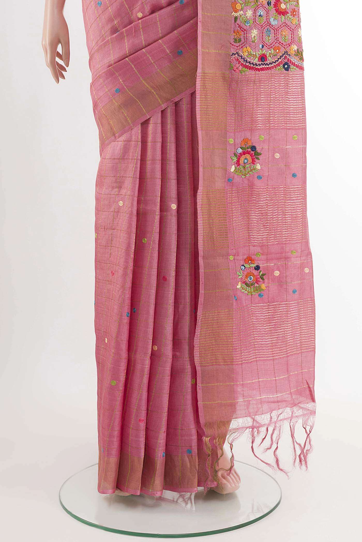 pleats pallu