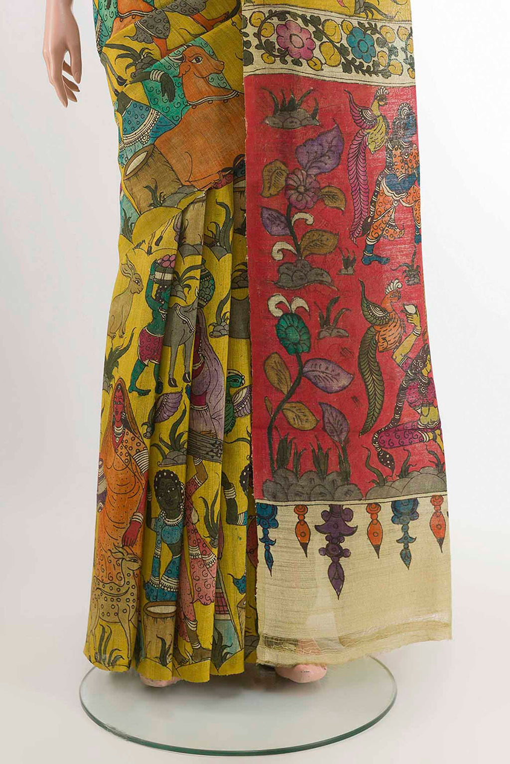 pleats pallu