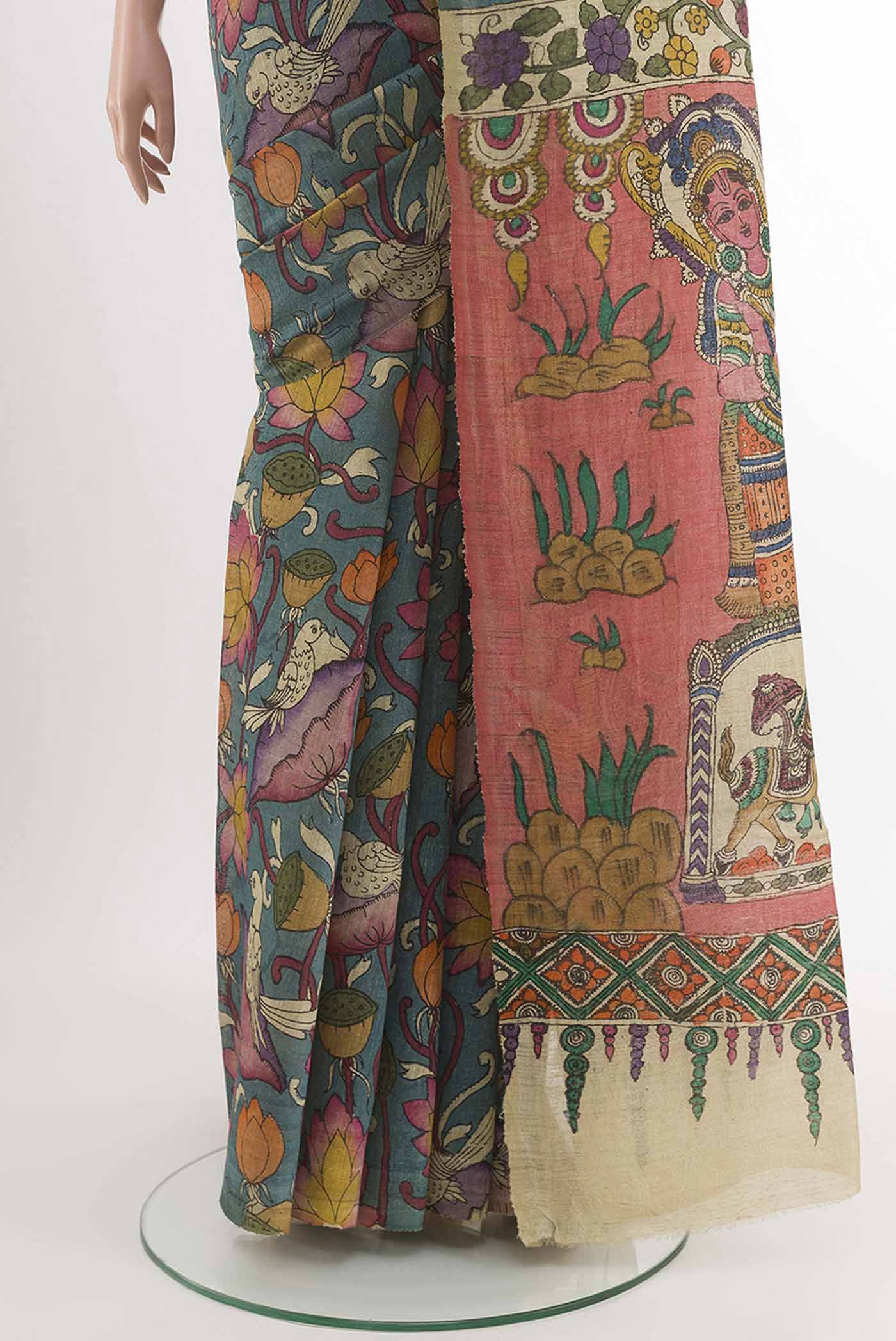 pleats pallu