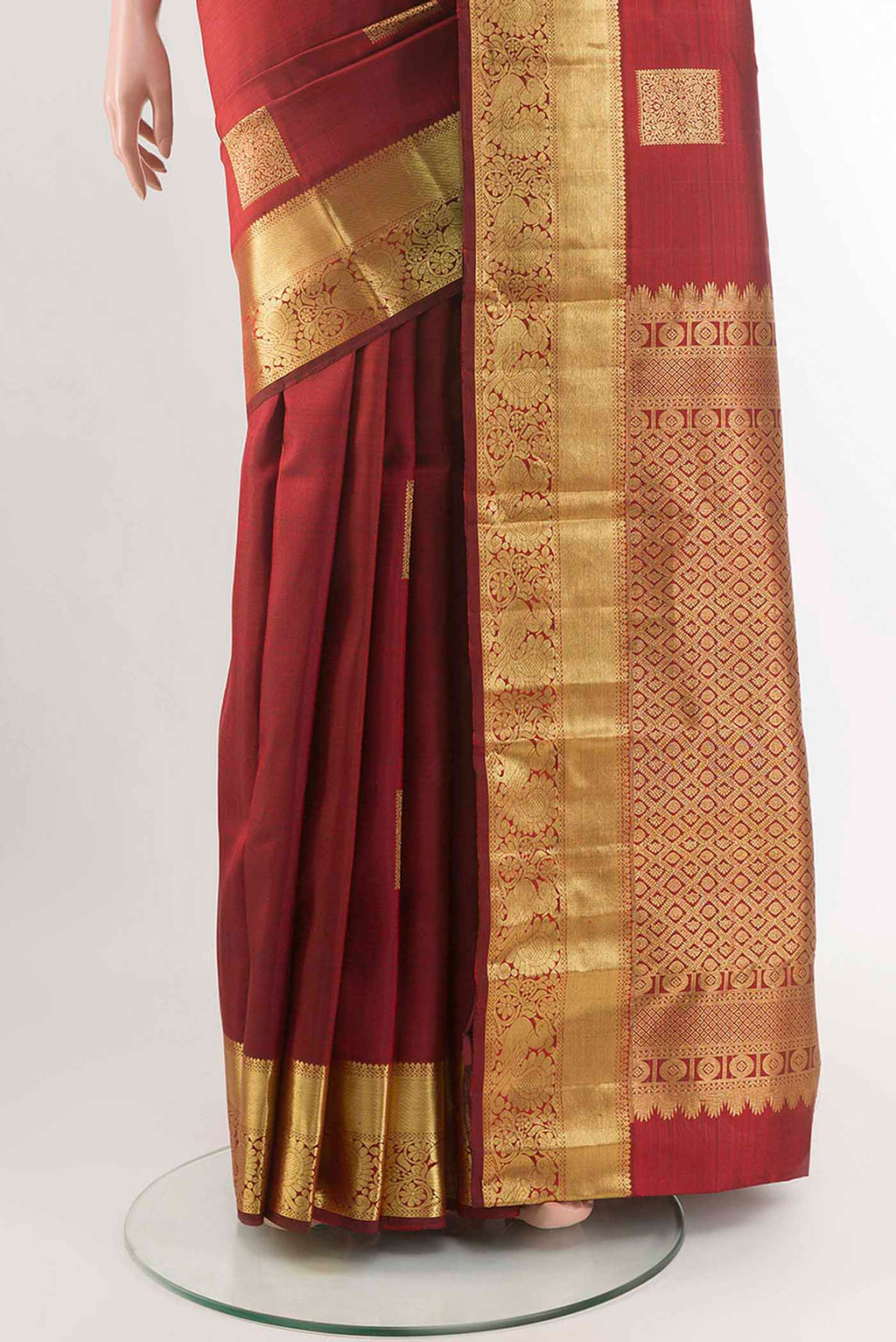 pleats pallu