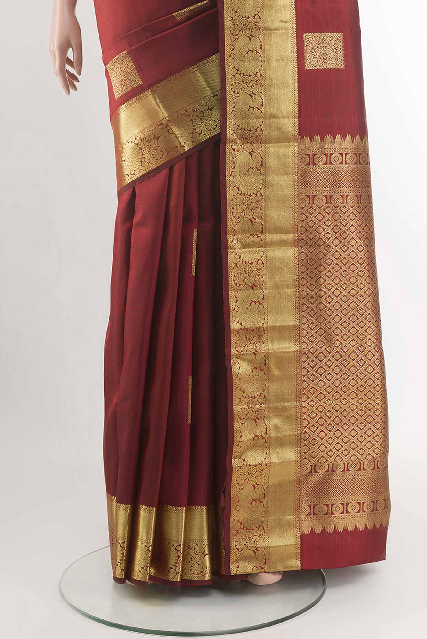 pleats pallu