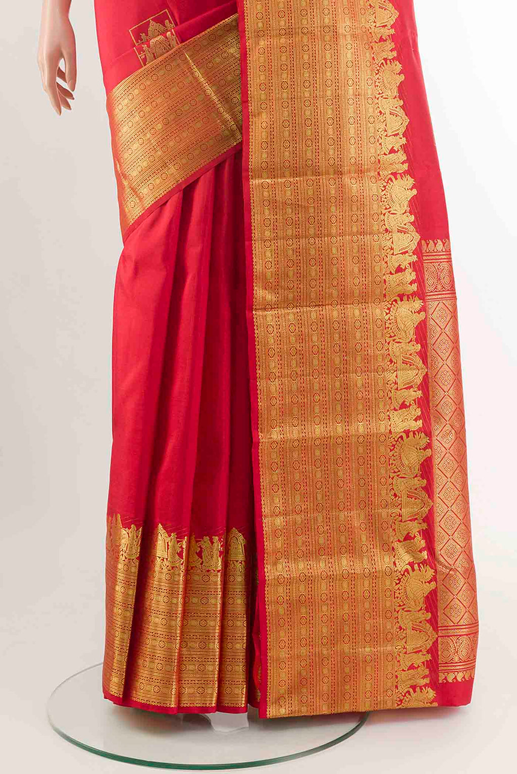 pleats pallu