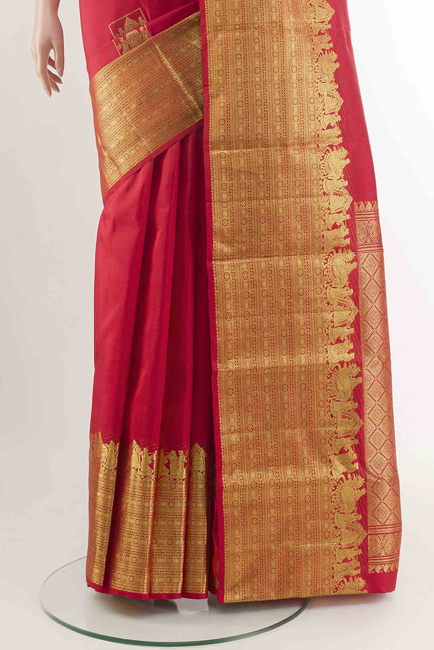pleats pallu
