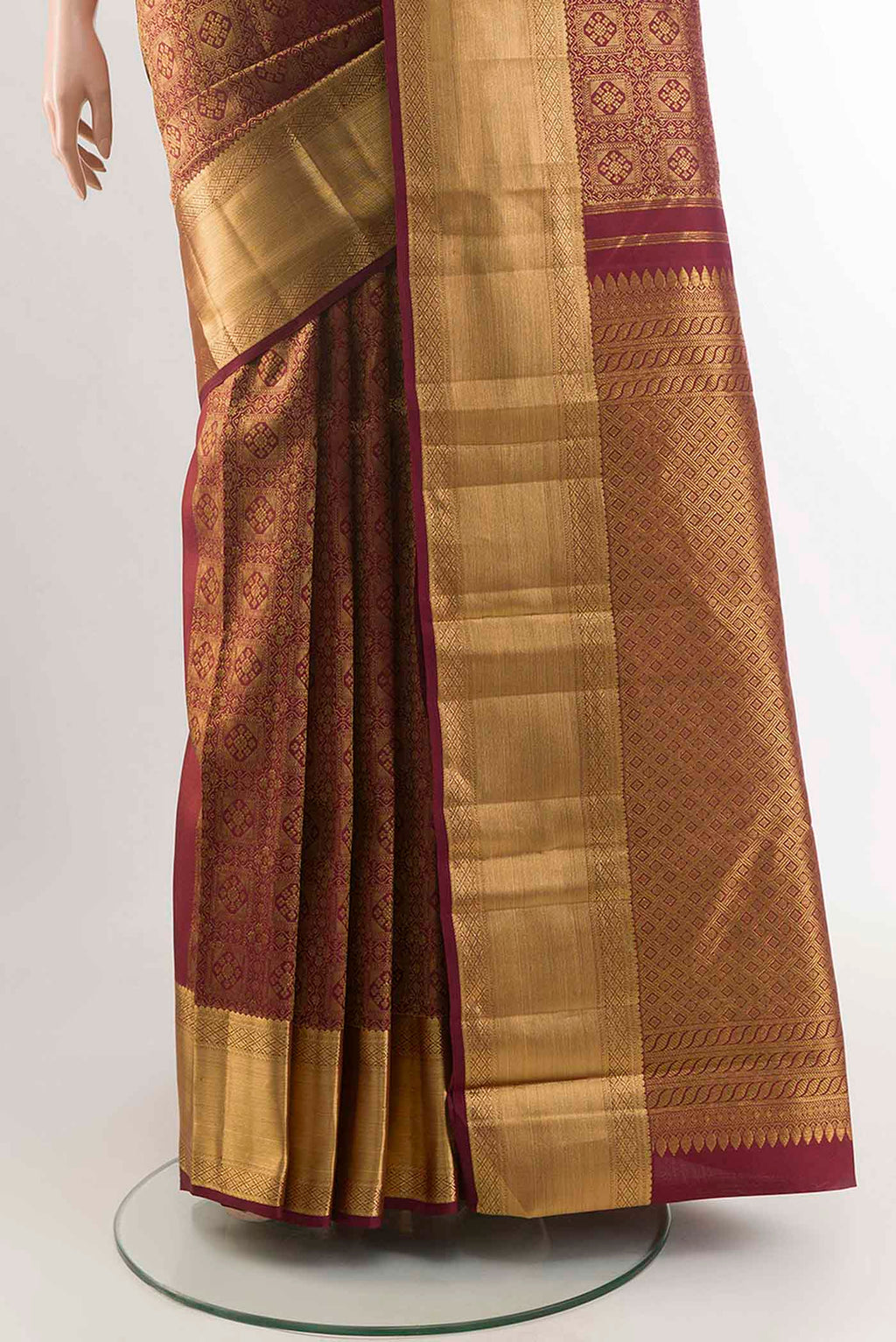 pleats pallu