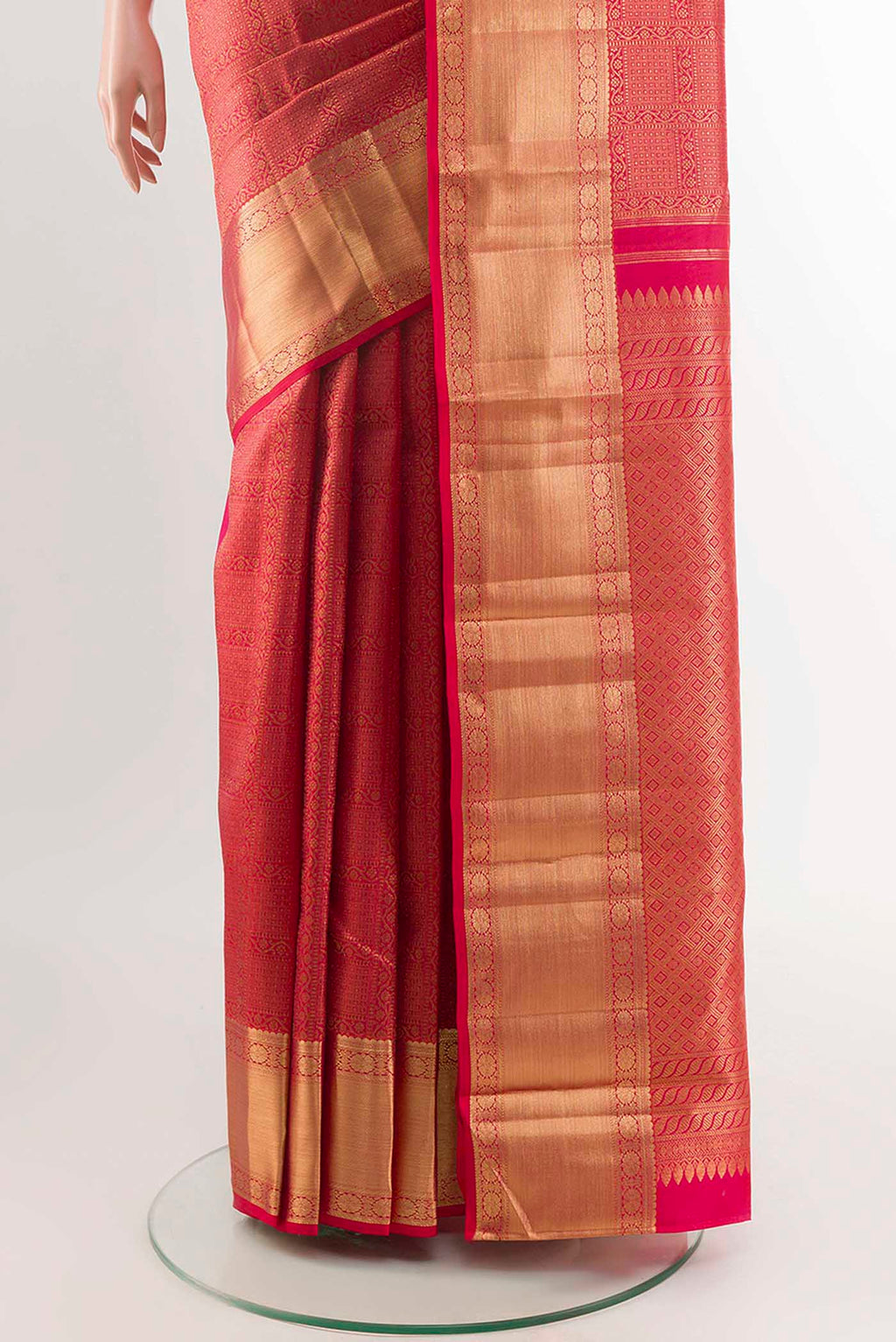 pleats pallu