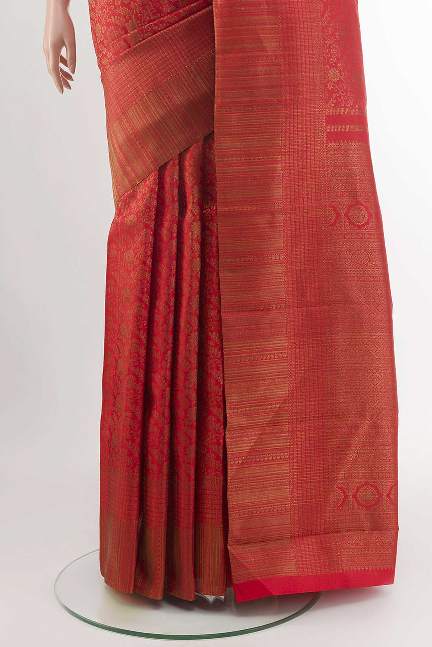 pleats pallu