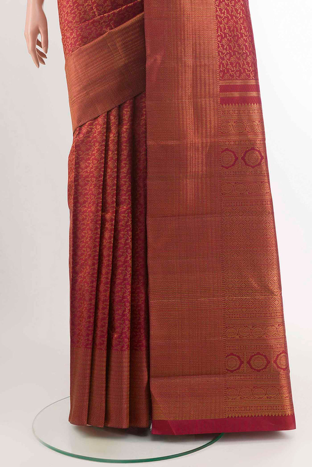pleats pallu