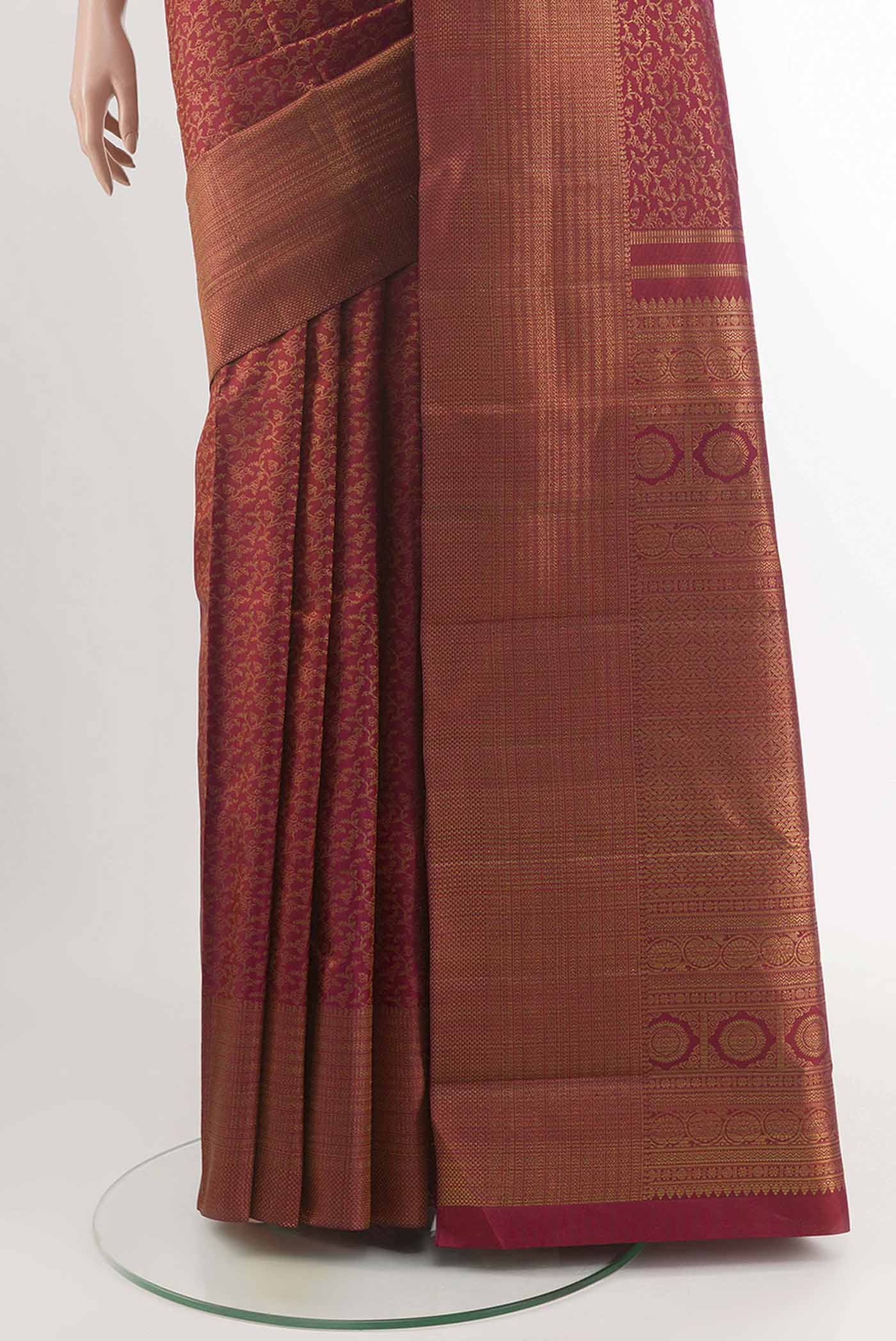 pleats pallu
