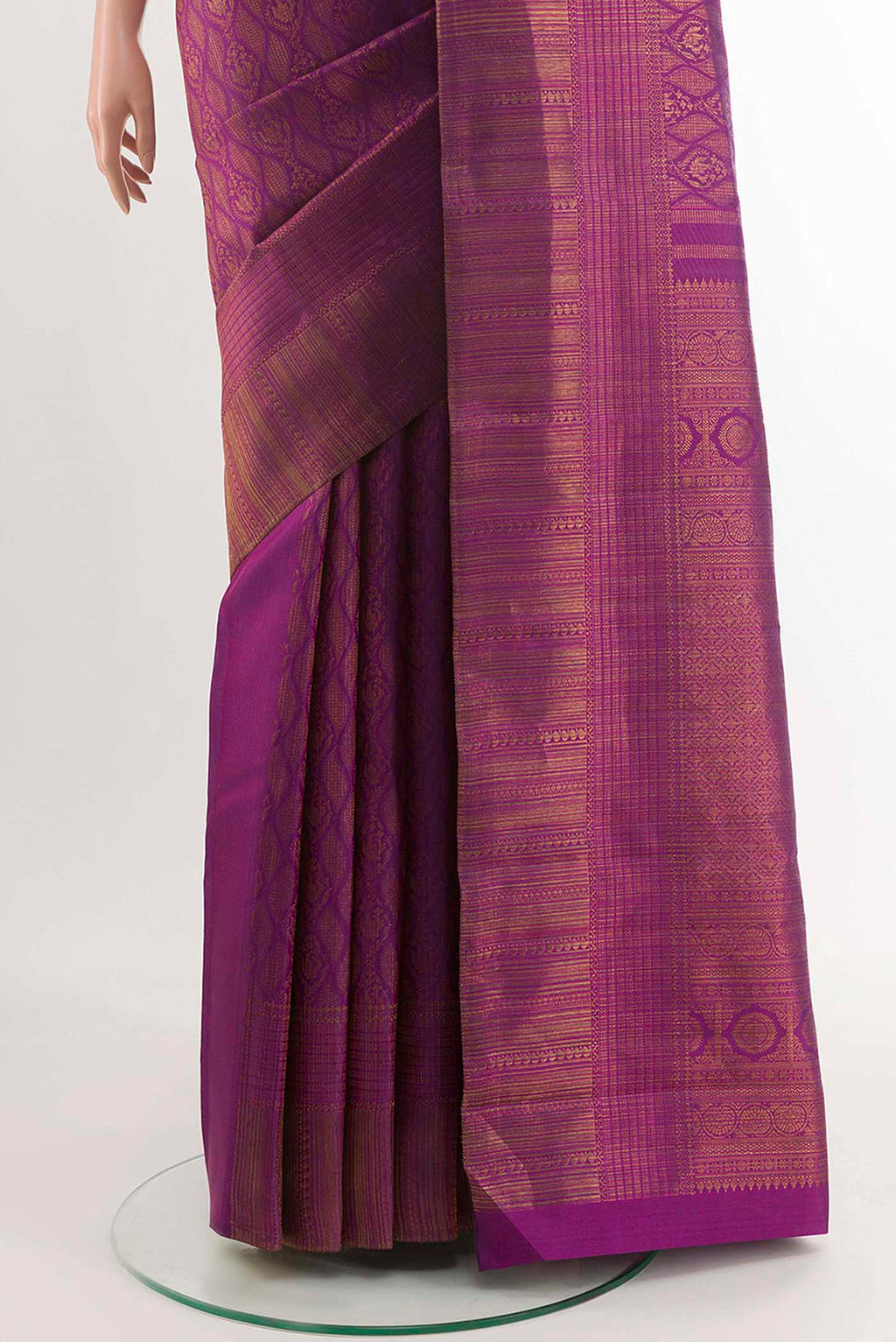 pleats pallu