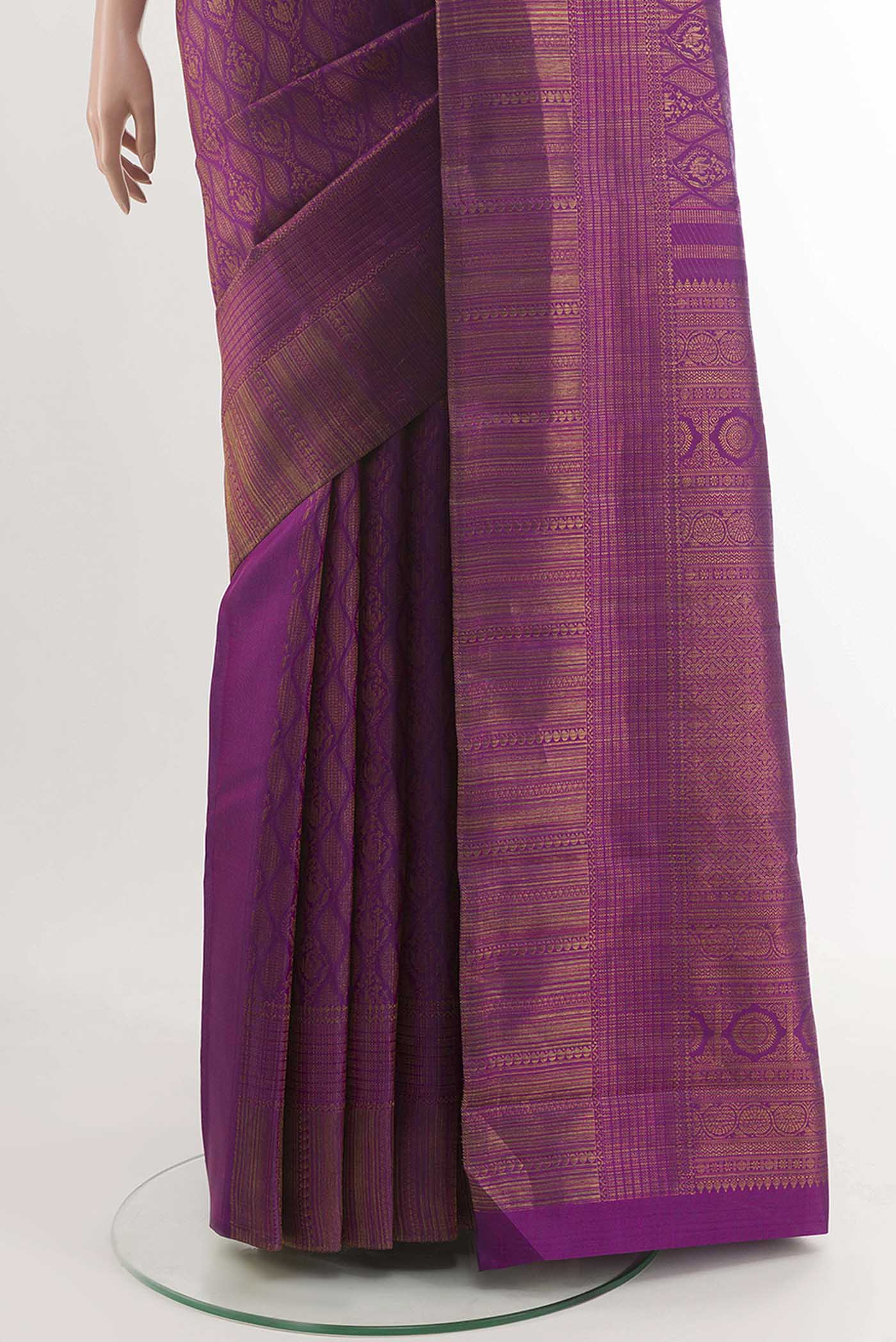 pleats pallu