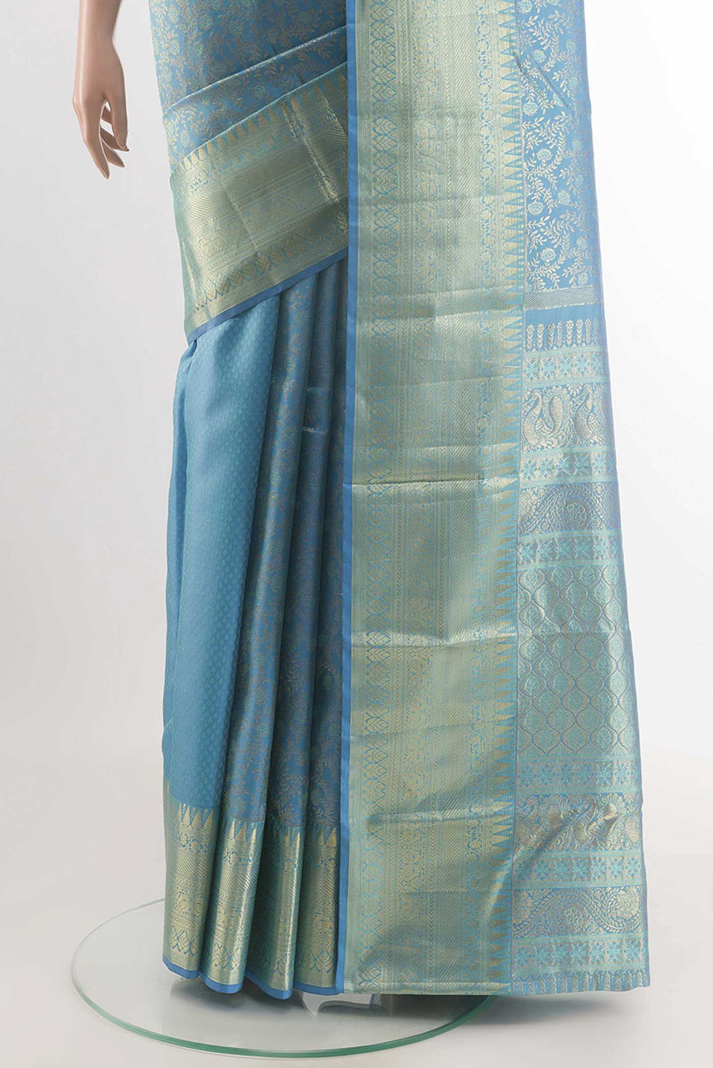 pleats pallu