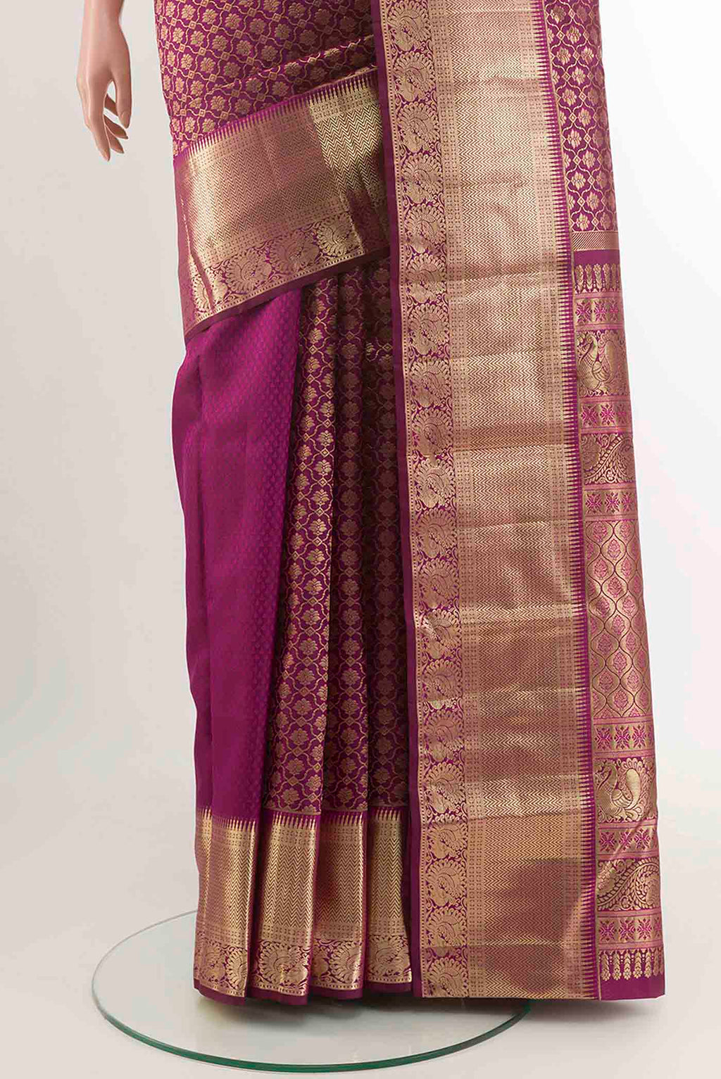pleats pallu