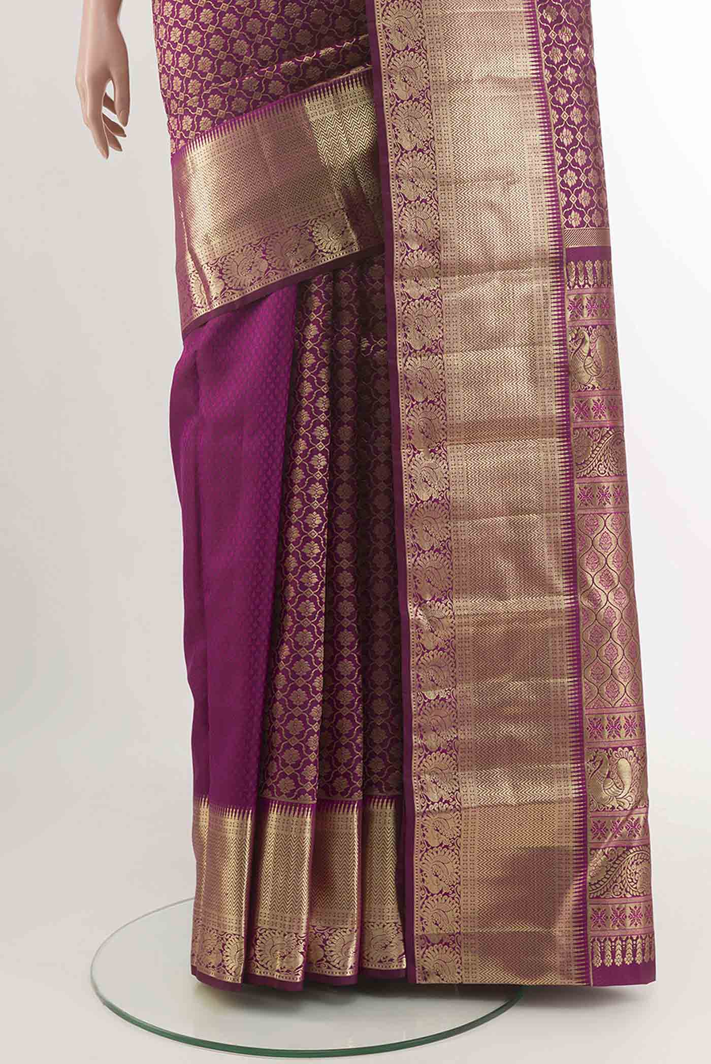 pleats pallu