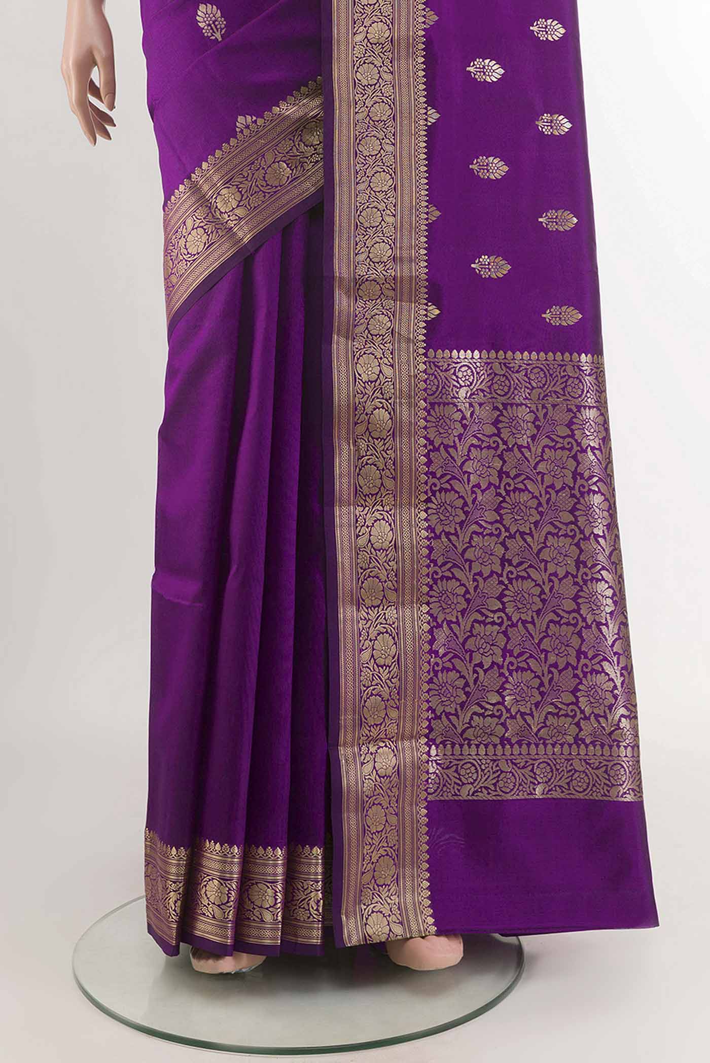 pleats pallu