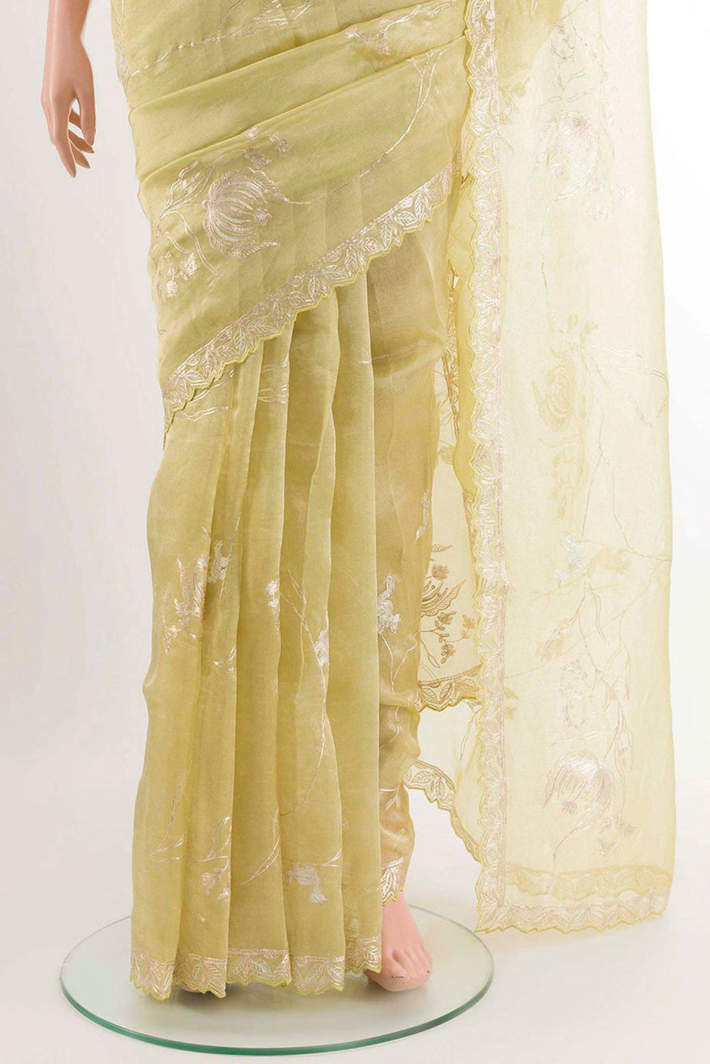 pleats pallu