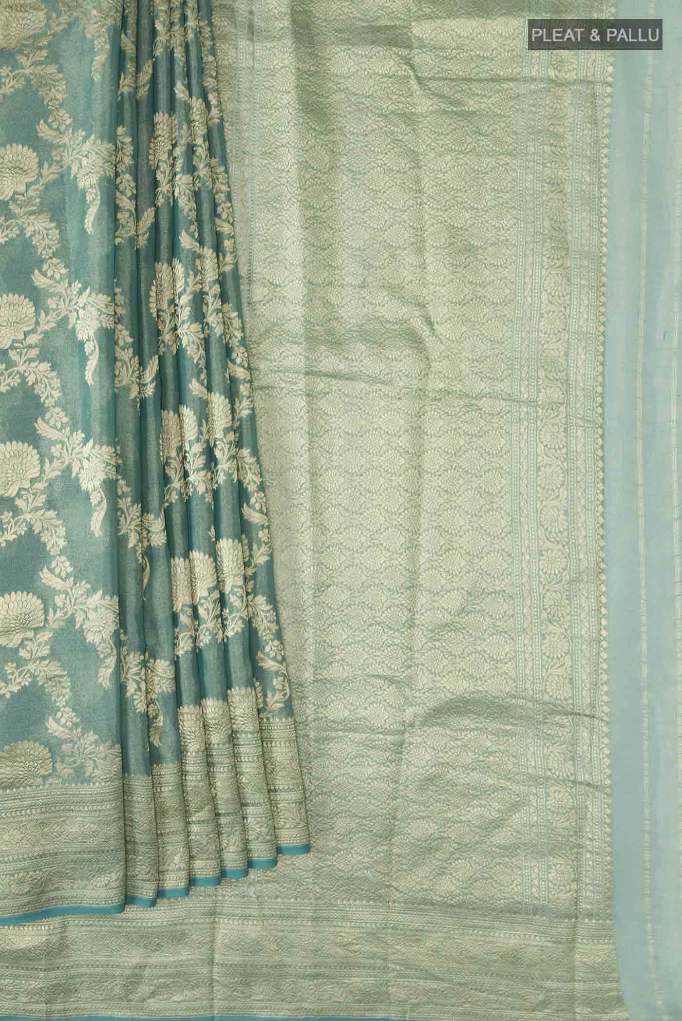 pleats pallu