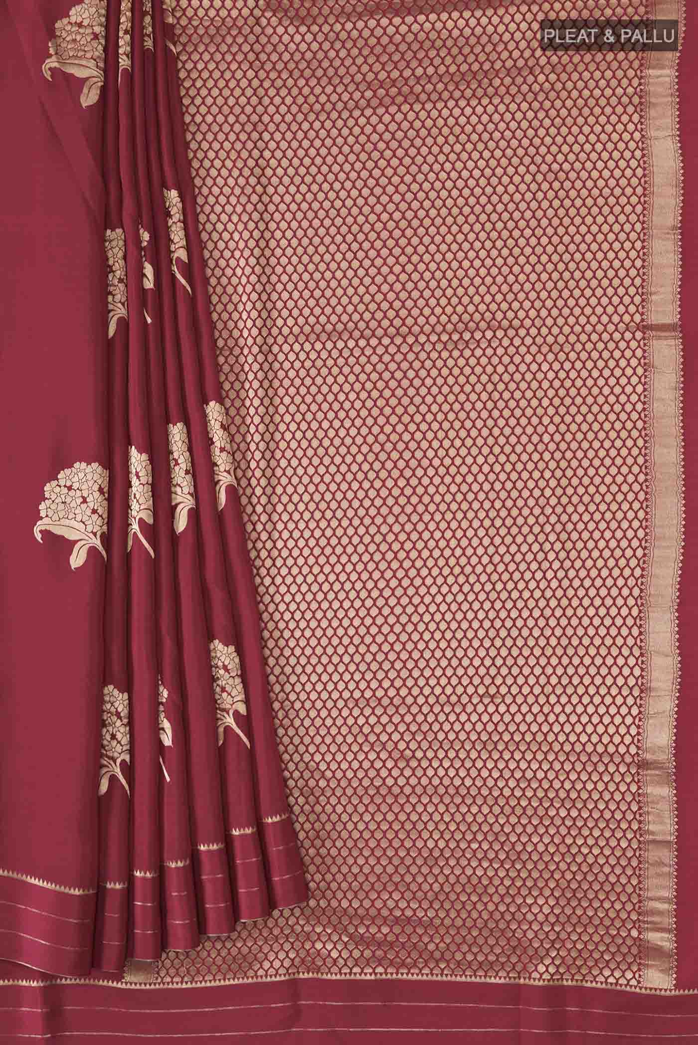 pleats pallu