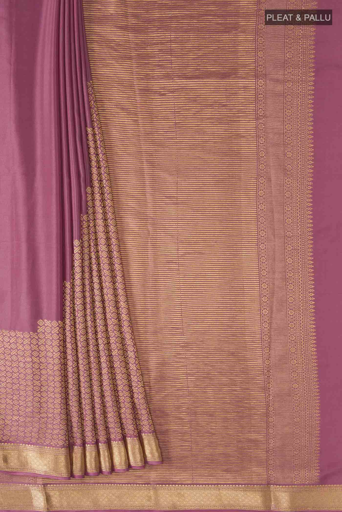 pleats pallu