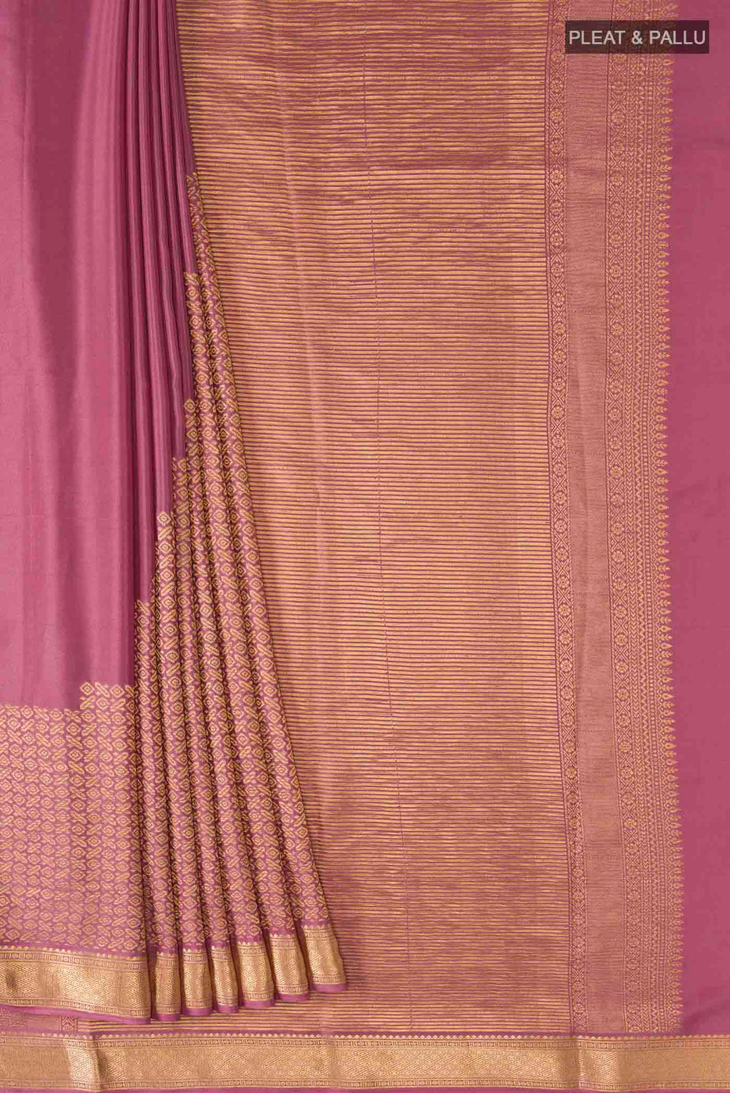 pleats pallu